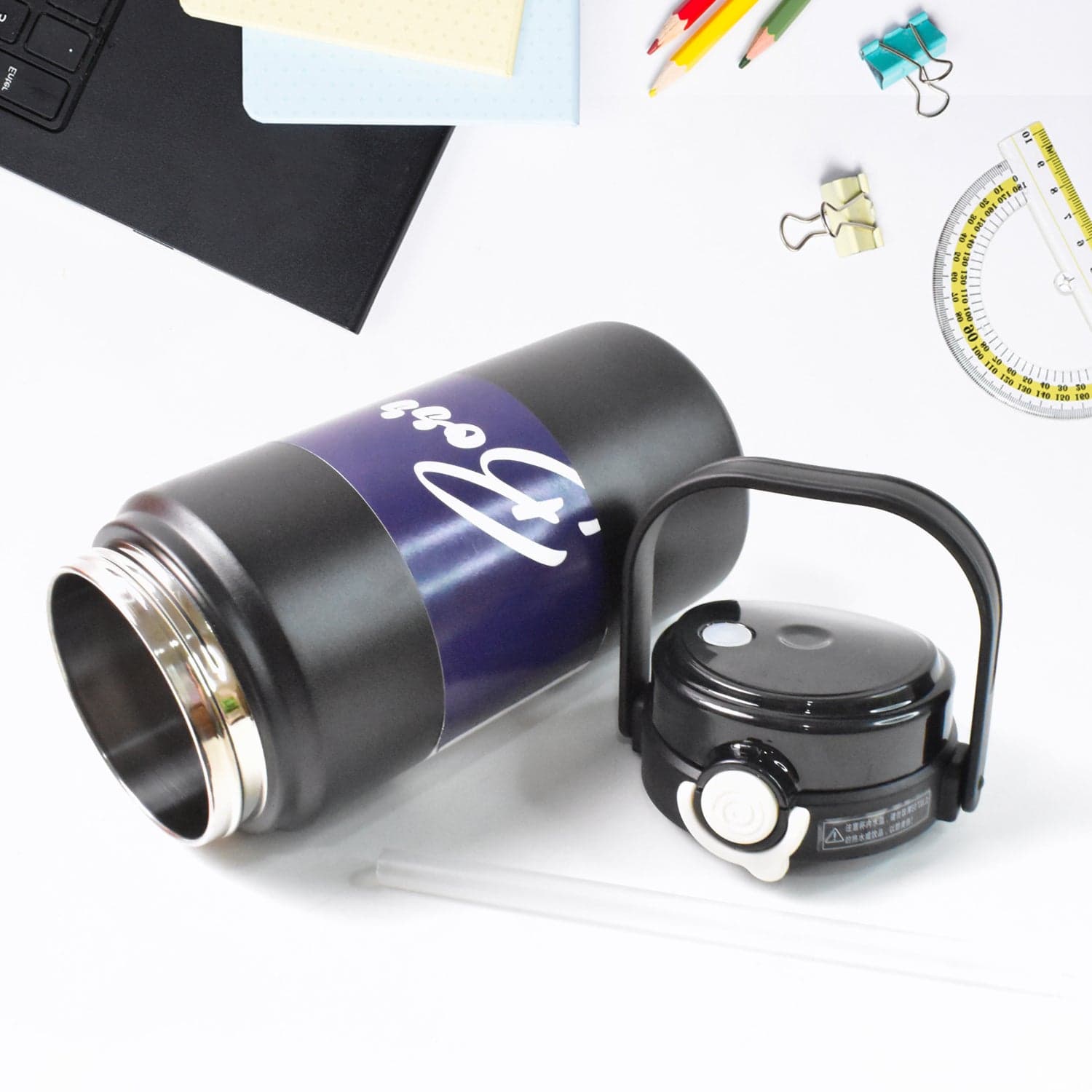 Stainless Steel Vacuum Water Bottle 1000 Ml thumbnail 2