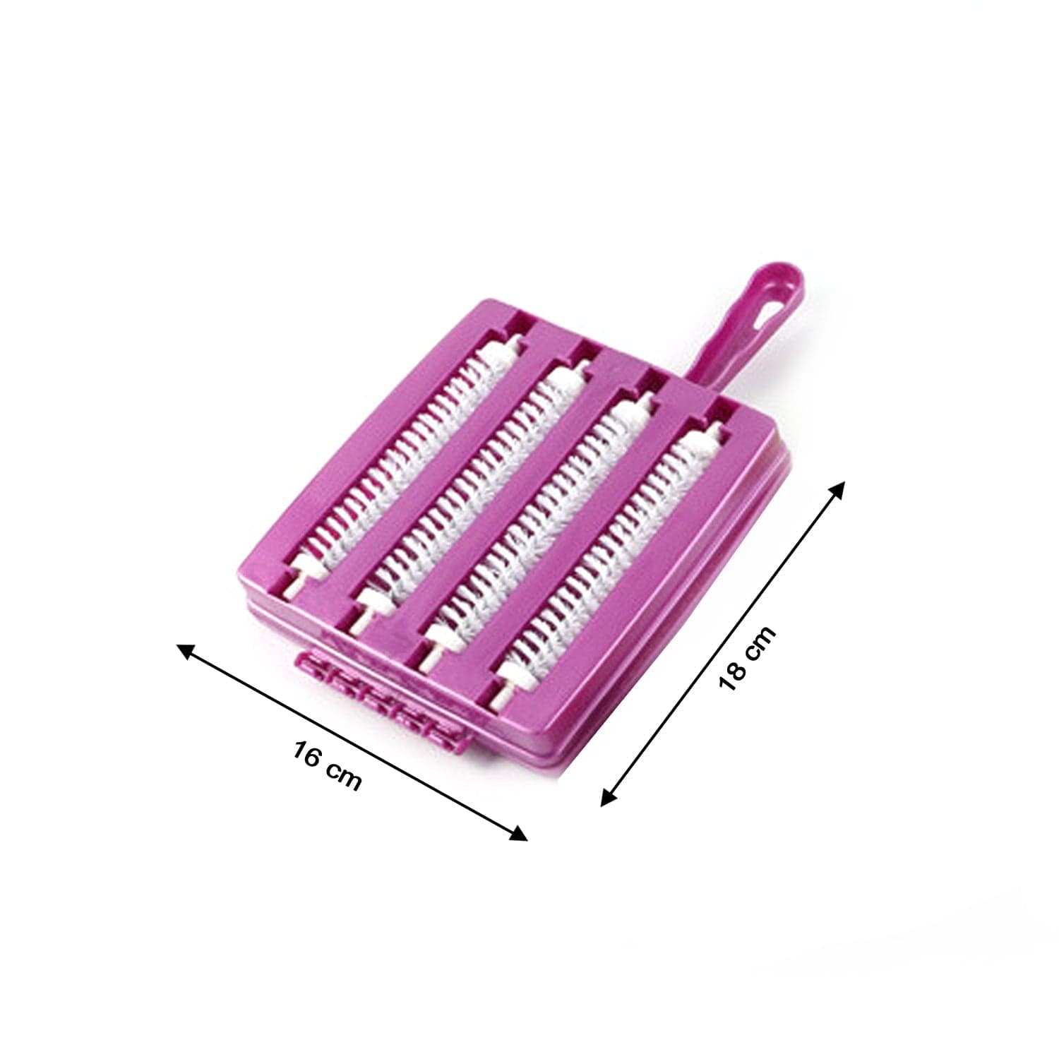 Plastic Handheld Carpet Roller Brush Cleaning With Dust Crumb Collector ID-6230 thumbnail 6