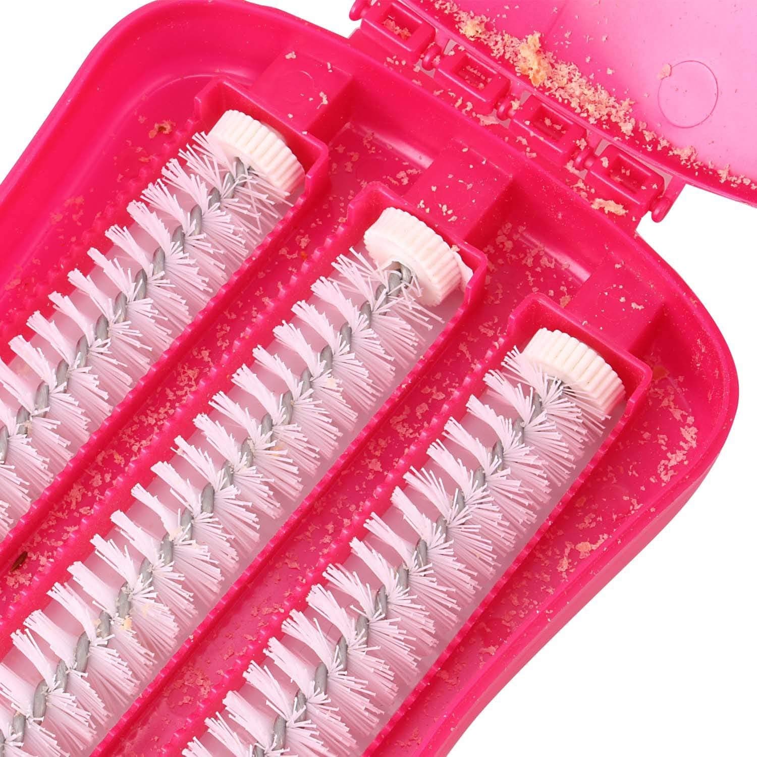 Plastic Handheld Carpet Roller Brush Cleaning With Dust Crumb Collector ID-6230a thumbnail 7