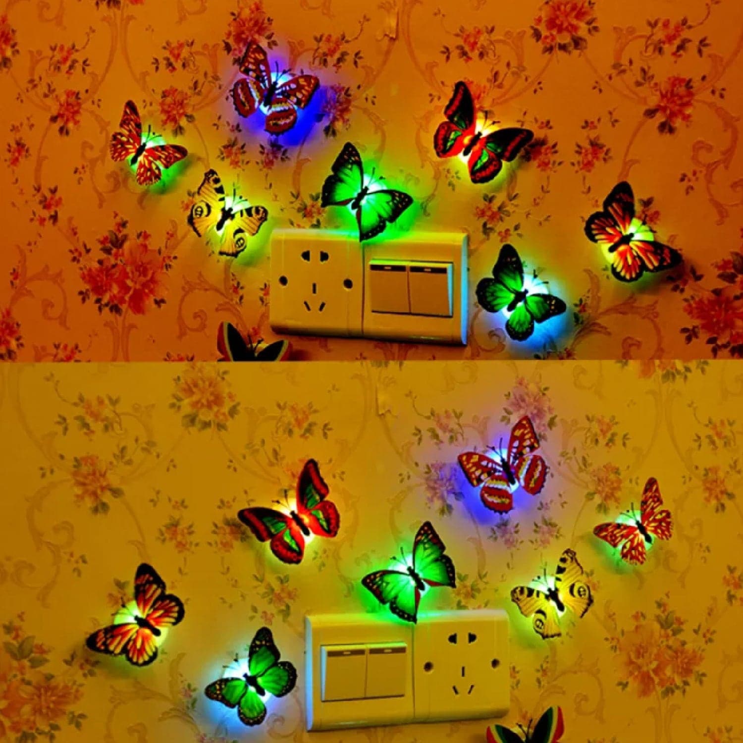 The Butterfly 3D Night Lamp Comes With 3D Illusion Design Suitable For Drawing Room thumbnail 1
