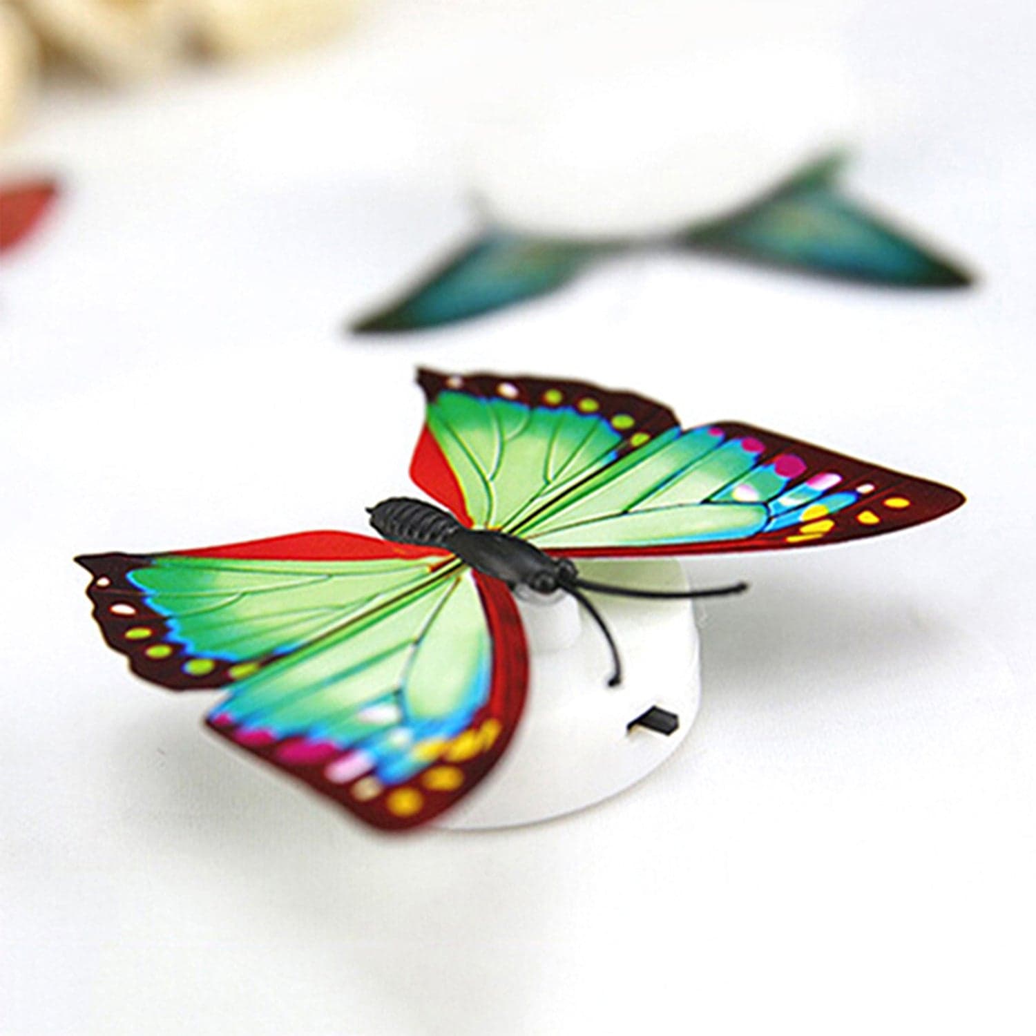 The Butterfly 3D Night Lamp Comes With 3D Illusion Design Suitable For Drawing Room thumbnail 5