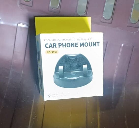 2 in 1 Car Anti-Slip Mat, Phone Holder Non Slip Sticky Phone Mount Holder (1 Set) thumbnail 9