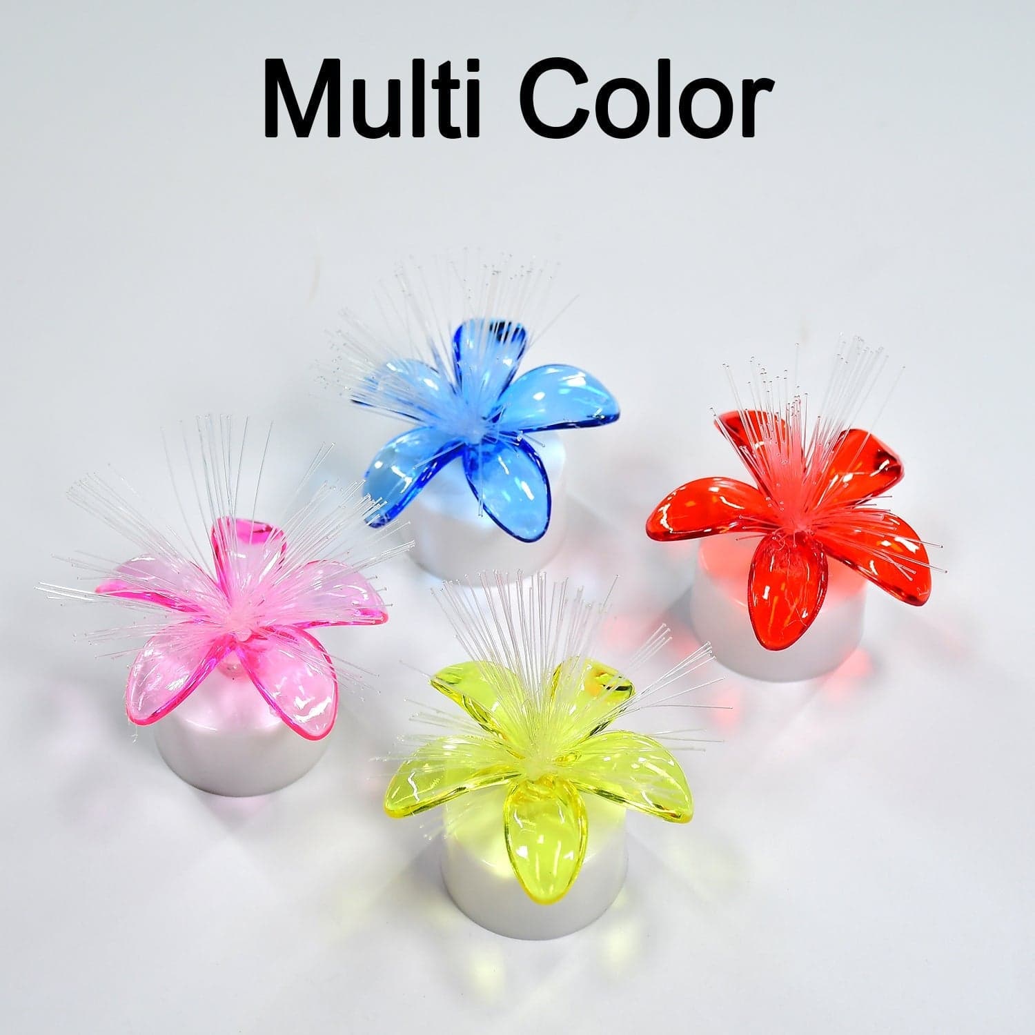 Fiber Optic Light, Mini Color Change Led Table Centerpieces, Light Up Candle, Diwali - Pack Of 12 thumbnail 11