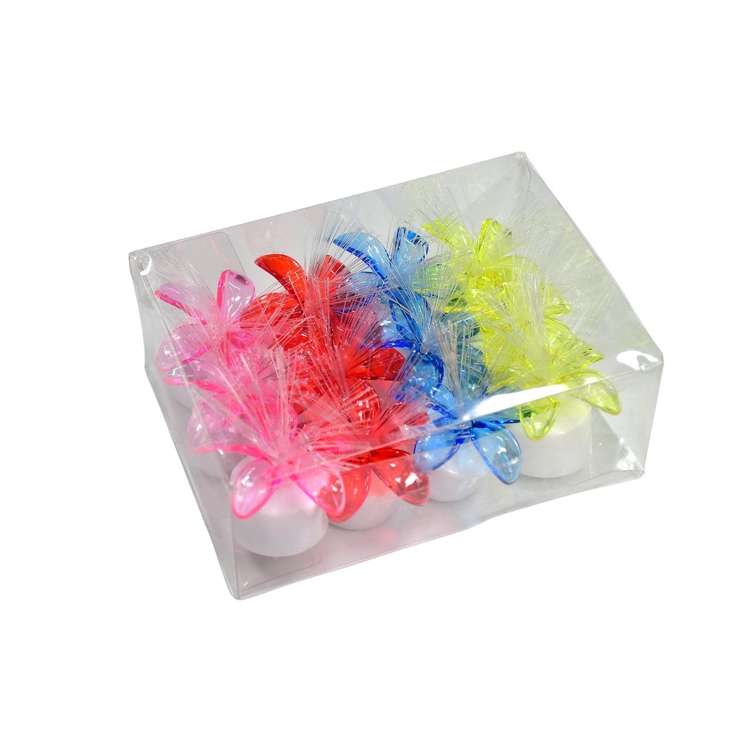 Fiber Optic Light, Mini Color Change Led Table Centerpieces, Light Up Candle, Diwali - Pack Of 12 thumbnail 12