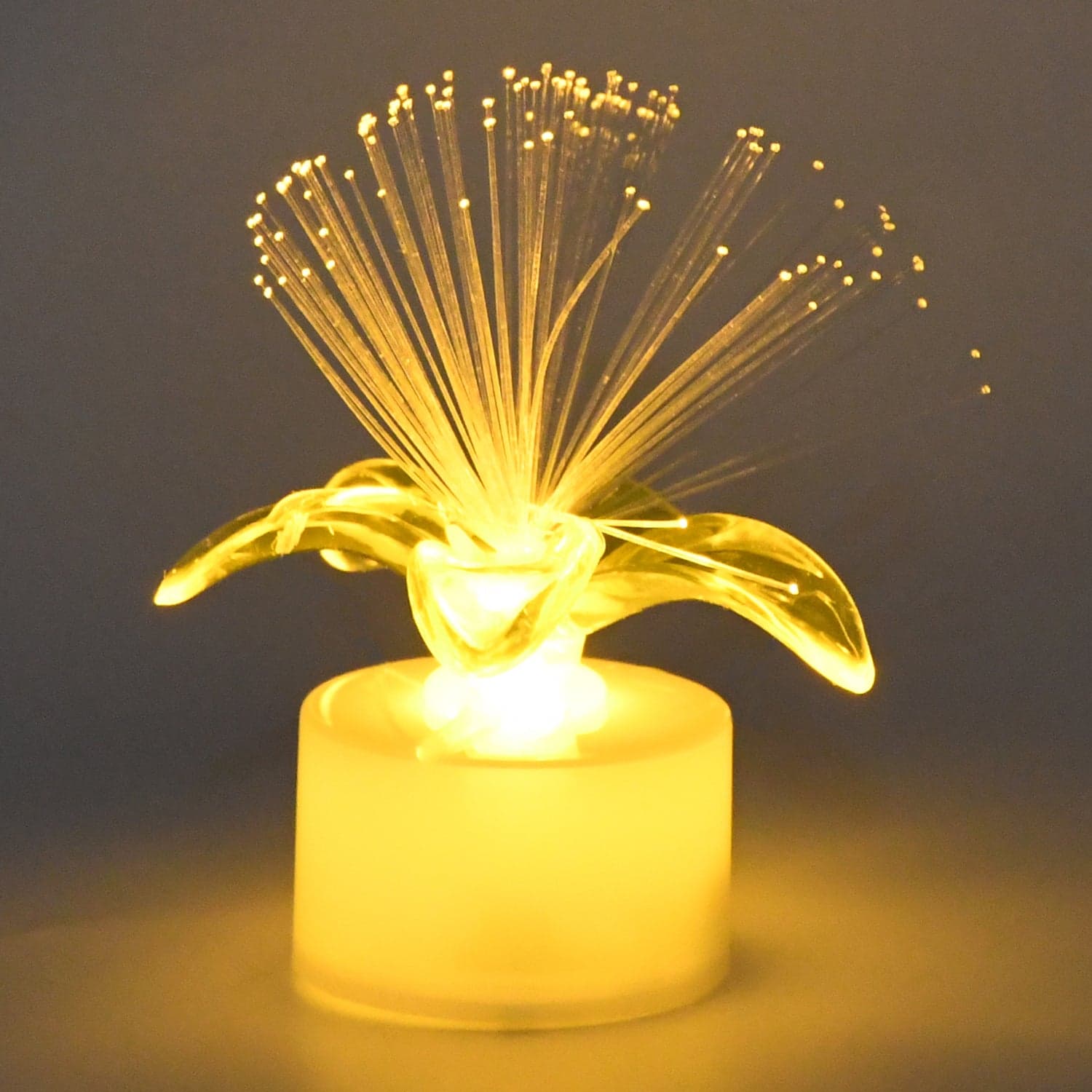 Fiber Optic Light, Mini Color Change Led Table Centerpieces, Light Up Candle, Diwali - Pack Of 12 thumbnail 3