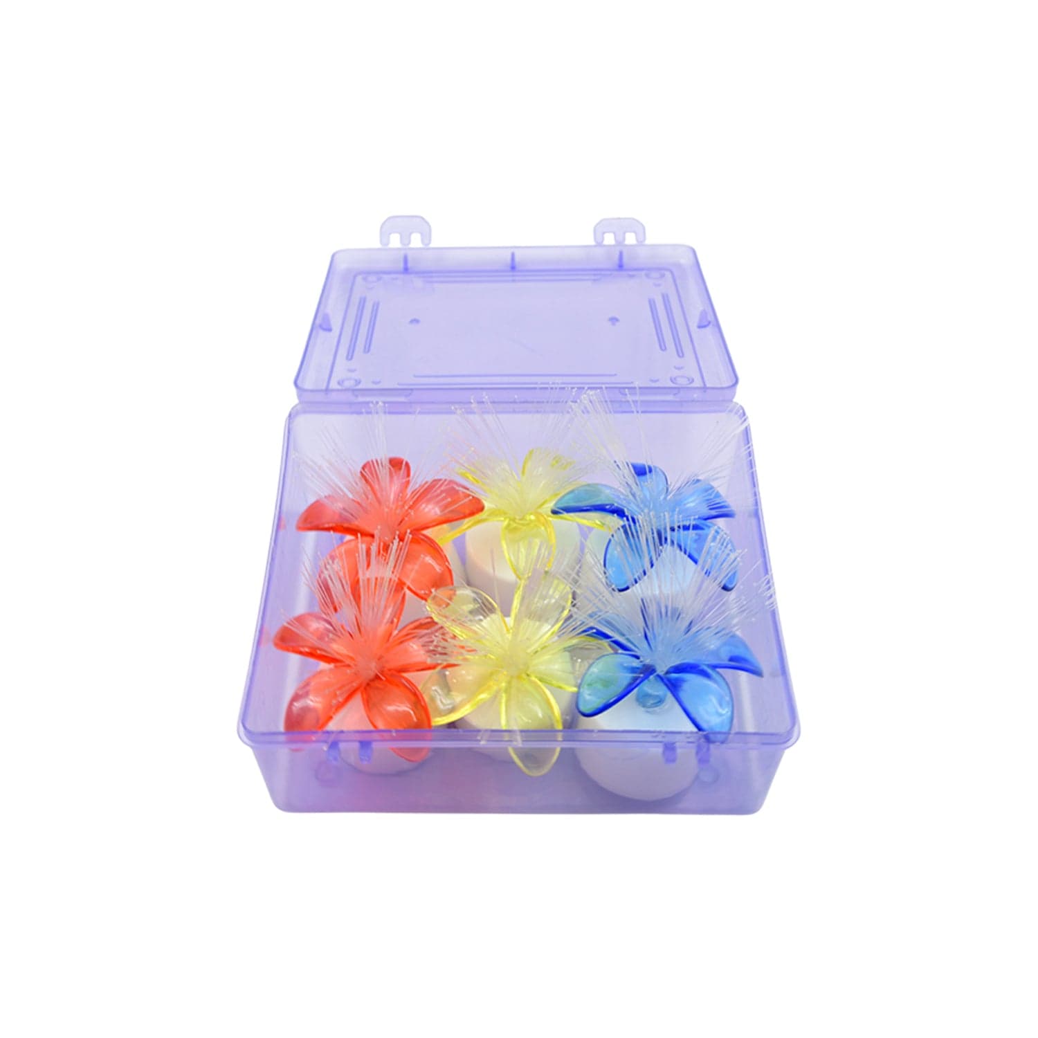 Fiber Optic Light, Mini Color Change Led Table Centerpieces, Light Up Candle, Diwali - Pack Of 6 thumbnail 4