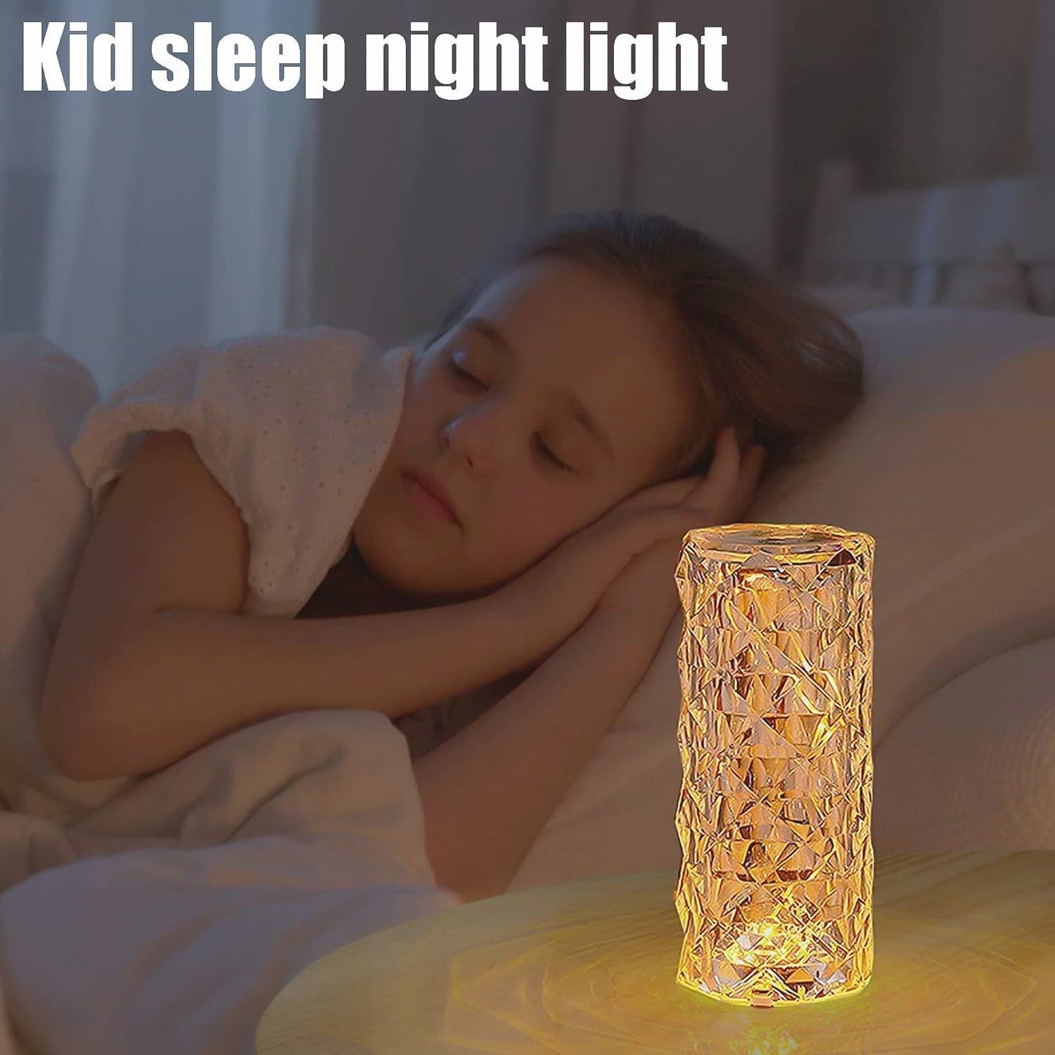 Diamond table lamp Candles for Home Decoration, Crystal Candle Lights, Diwali thumbnail 4