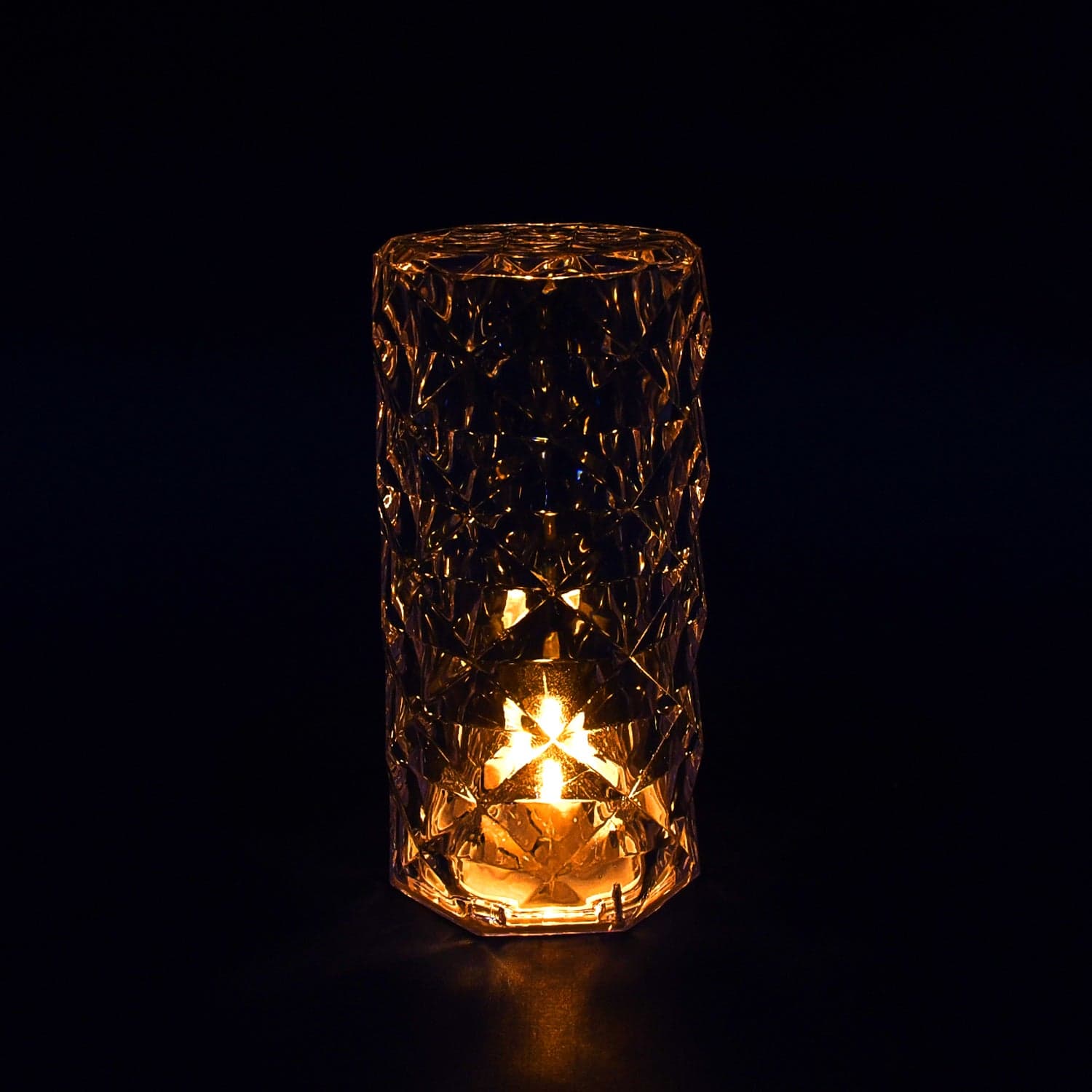 Diamond table lamp Candles for Home Decoration, Crystal Candle Lights, Diwali thumbnail 6