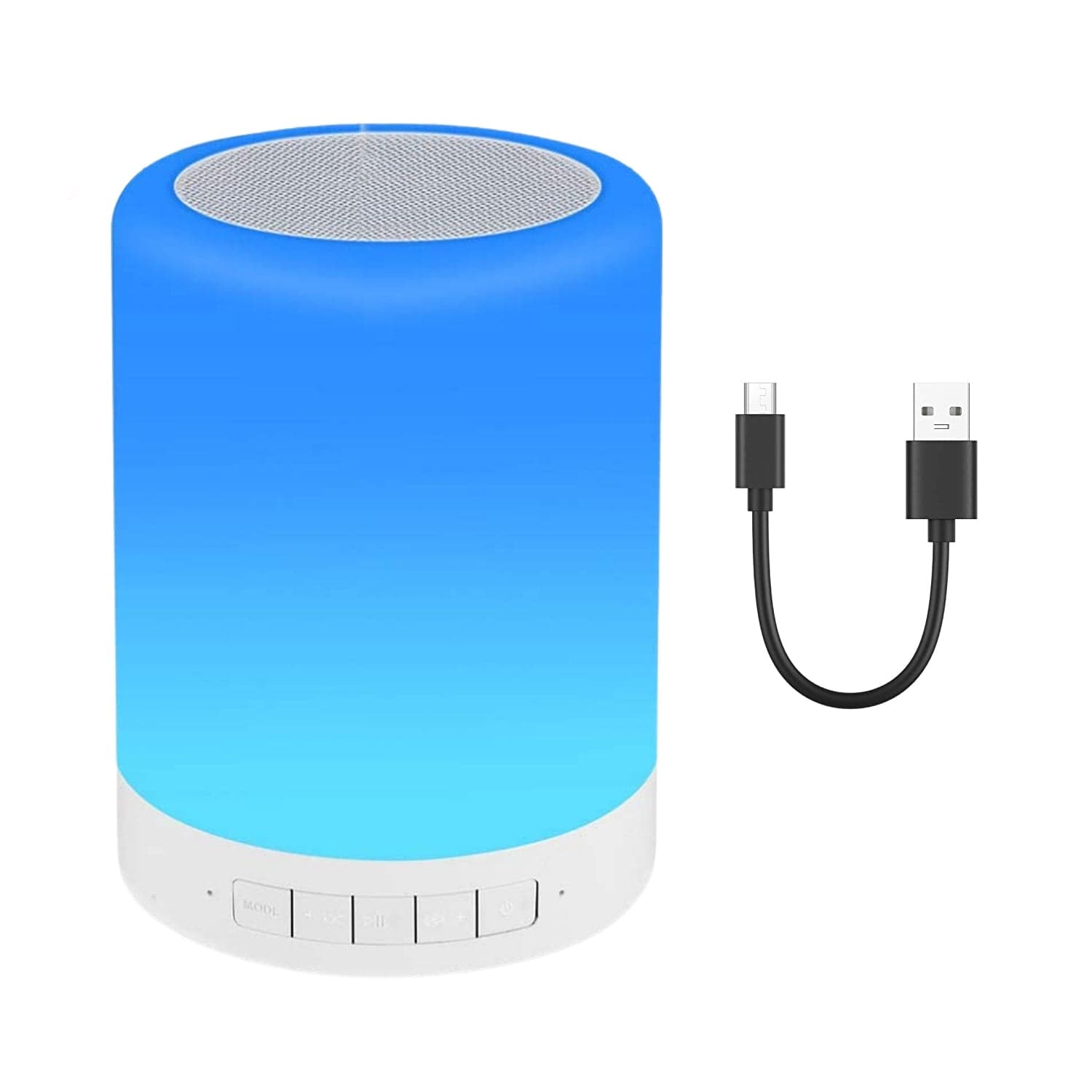 Wireless Night Light LED Touch Lamp Speaker Bluetooth speaker thumbnail 4