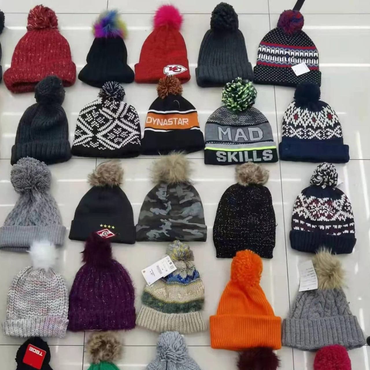 Cap for Winter Woolen Knitted Black Inside Fur Caps thumbnail 4