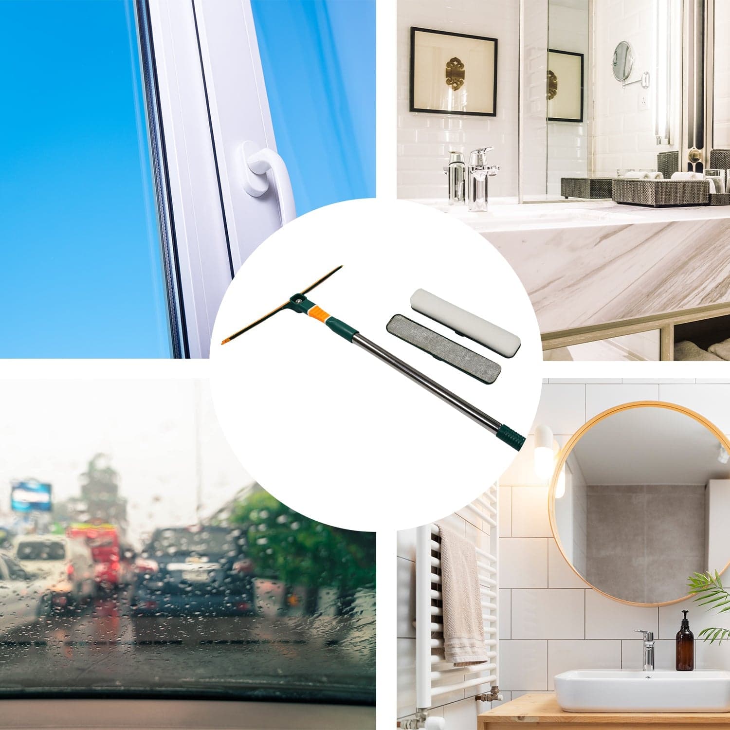 3-in-1 Glass Wiper of Multi-Surface Cleaner for Home & Office thumbnail 6