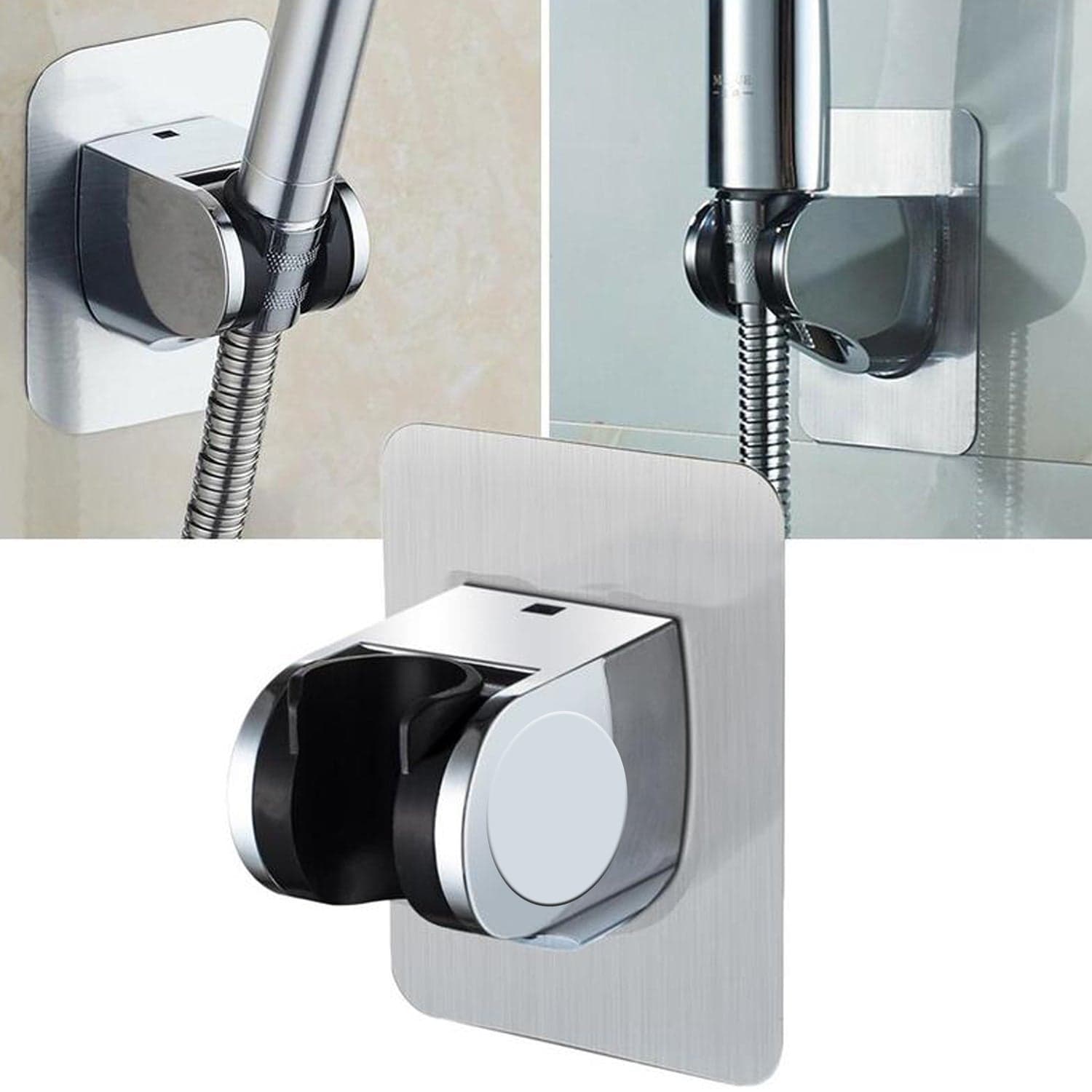 Shower Head Holder, Adhesive Handheld Shower Holder, with adhesive sticker to hold. thumbnail 1