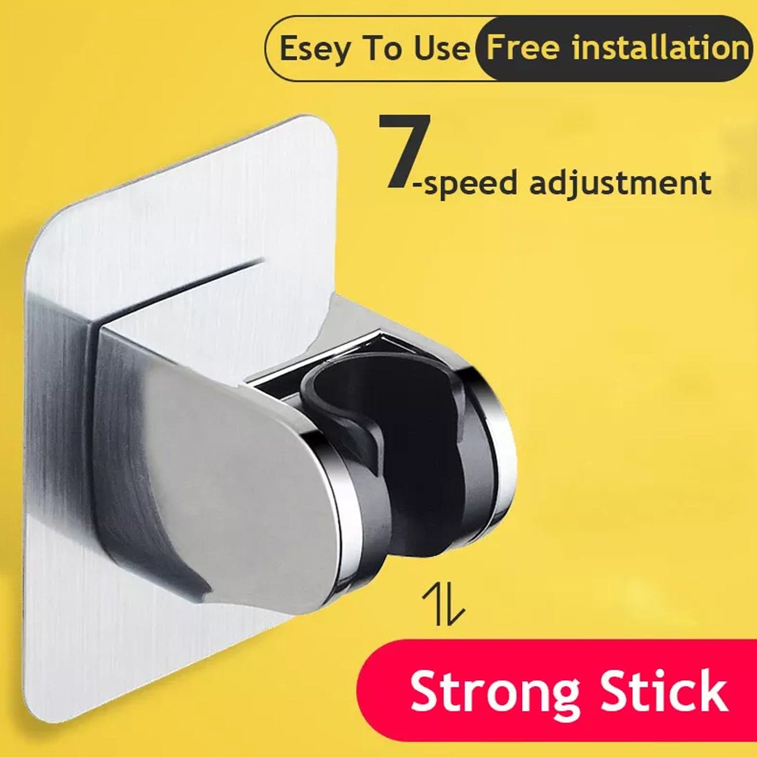 Shower Head Holder, Adhesive Handheld Shower Holder, with adhesive sticker to hold. thumbnail 9