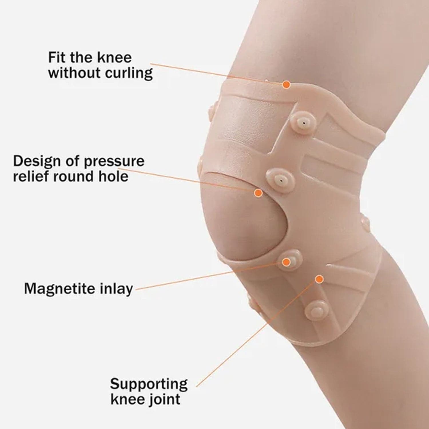 Silicone Ultra Thin Waterproof Knee Pad,1pc of magnetic knee pads thumbnail 8