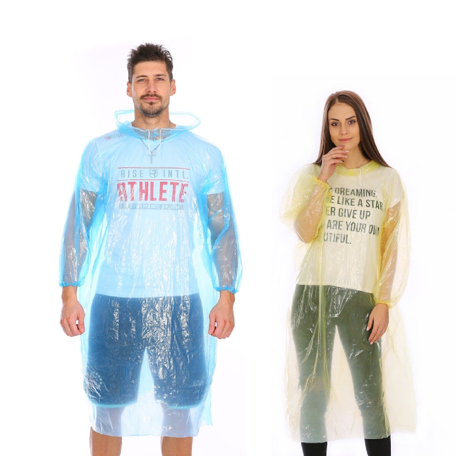 Disposable Rain Card Raincoat Easy to Carry Emergency Waterproof Rain coat RainCard thumbnail 3