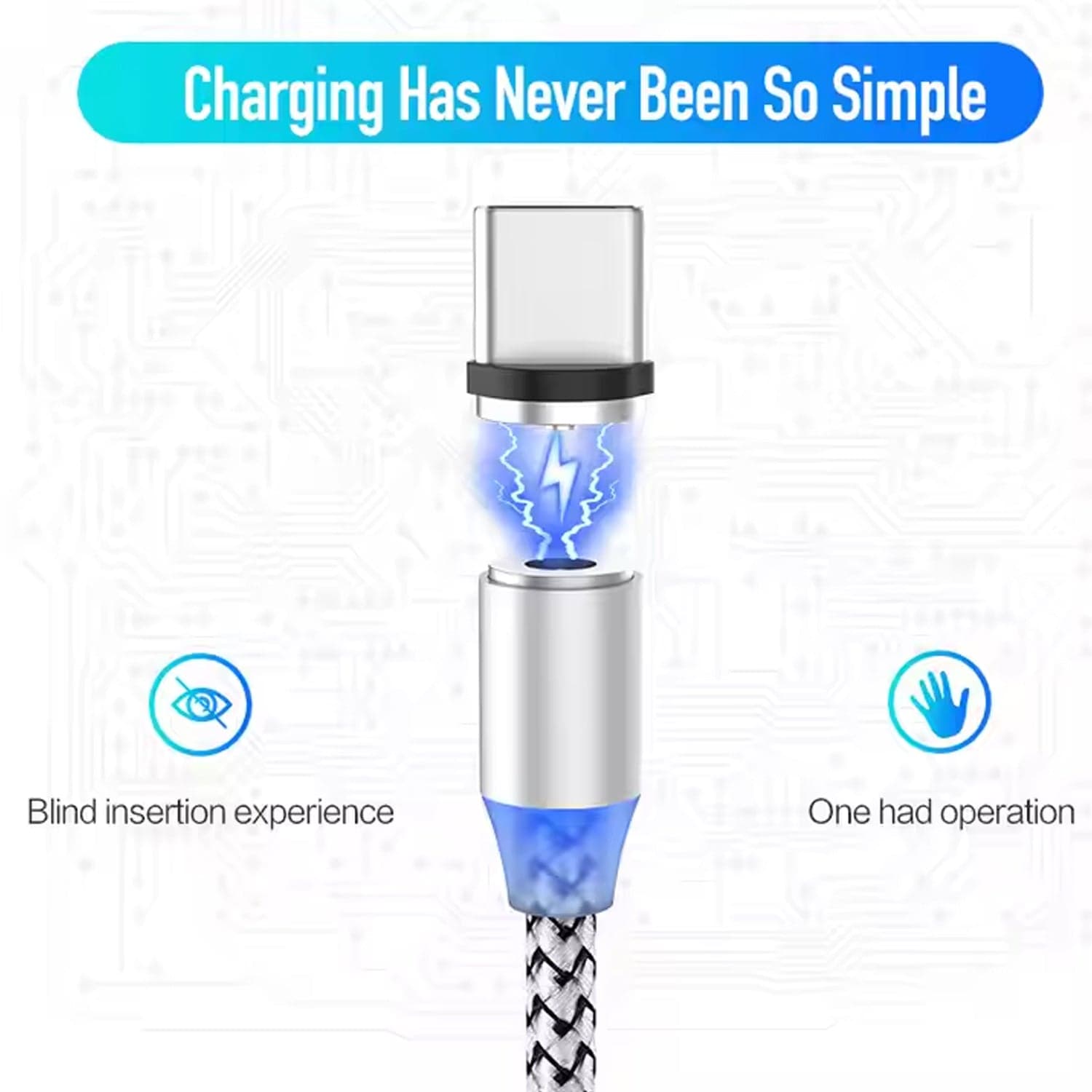 3 in 1 Magnetic Multi Charging Cable (1 Pc) thumbnail 3