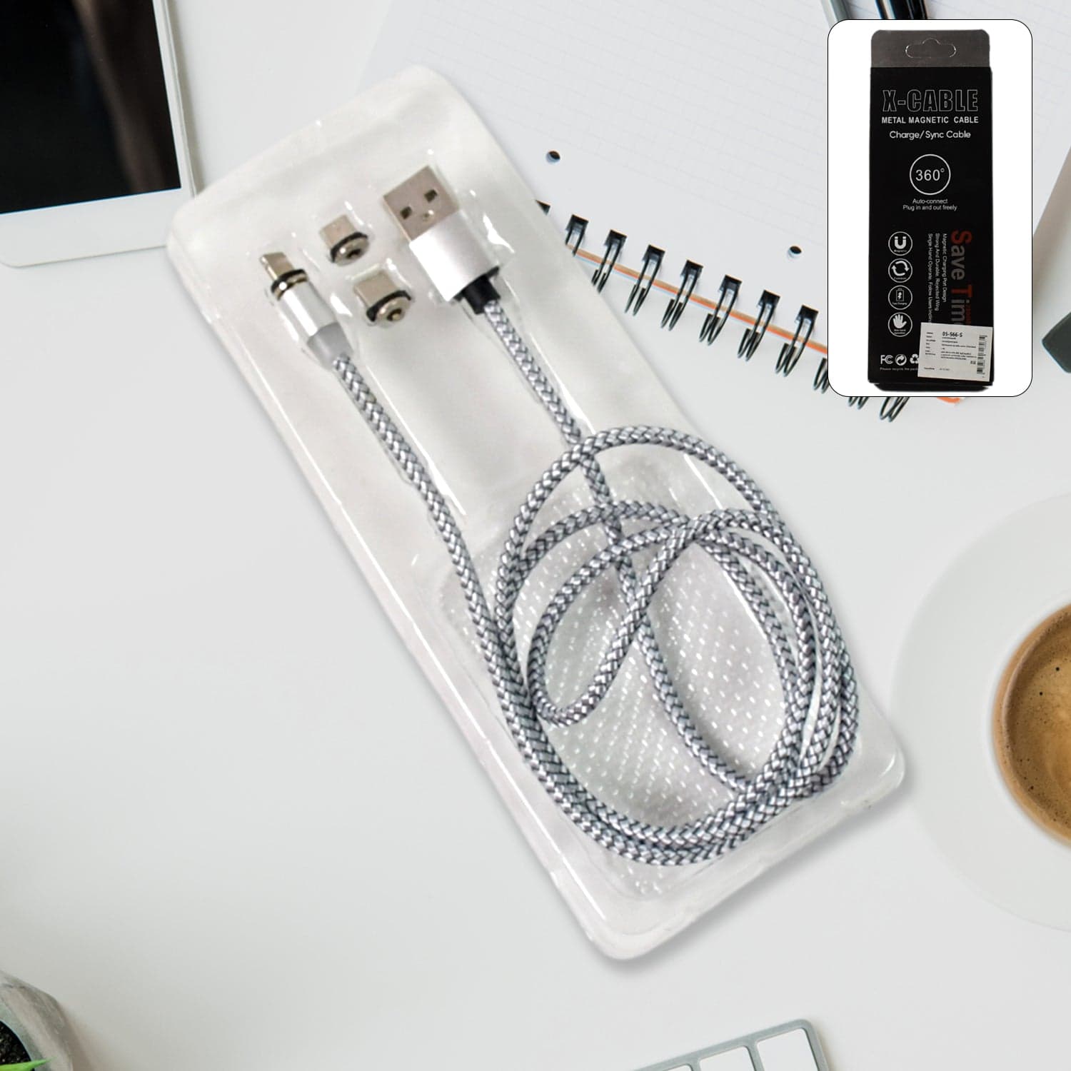 3 in 1 Magnetic Multi Charging Cable (1 Pc) thumbnail 6