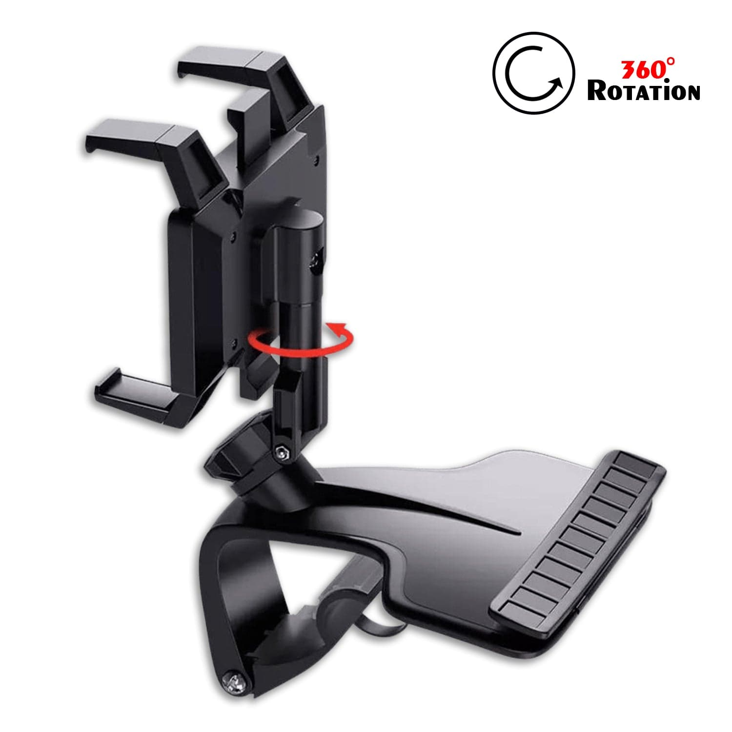 Car Mobile Phone Holder Mount Stand with 360 Degree. Stable One Hand Operational Compatible with Car Dashboard. thumbnail 8