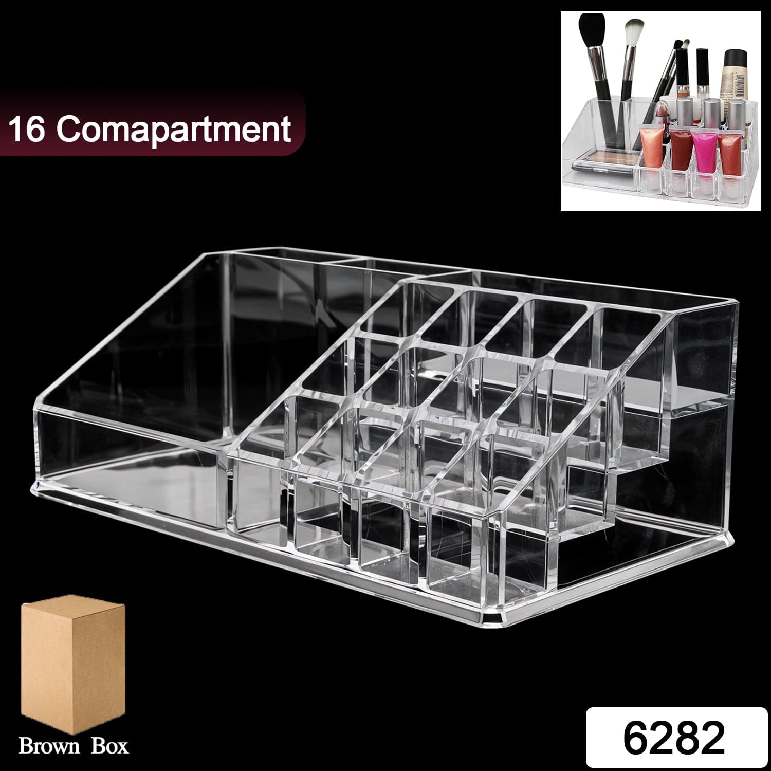 6282 16Compartment Cosmetic Stand 1 thumbnail 1