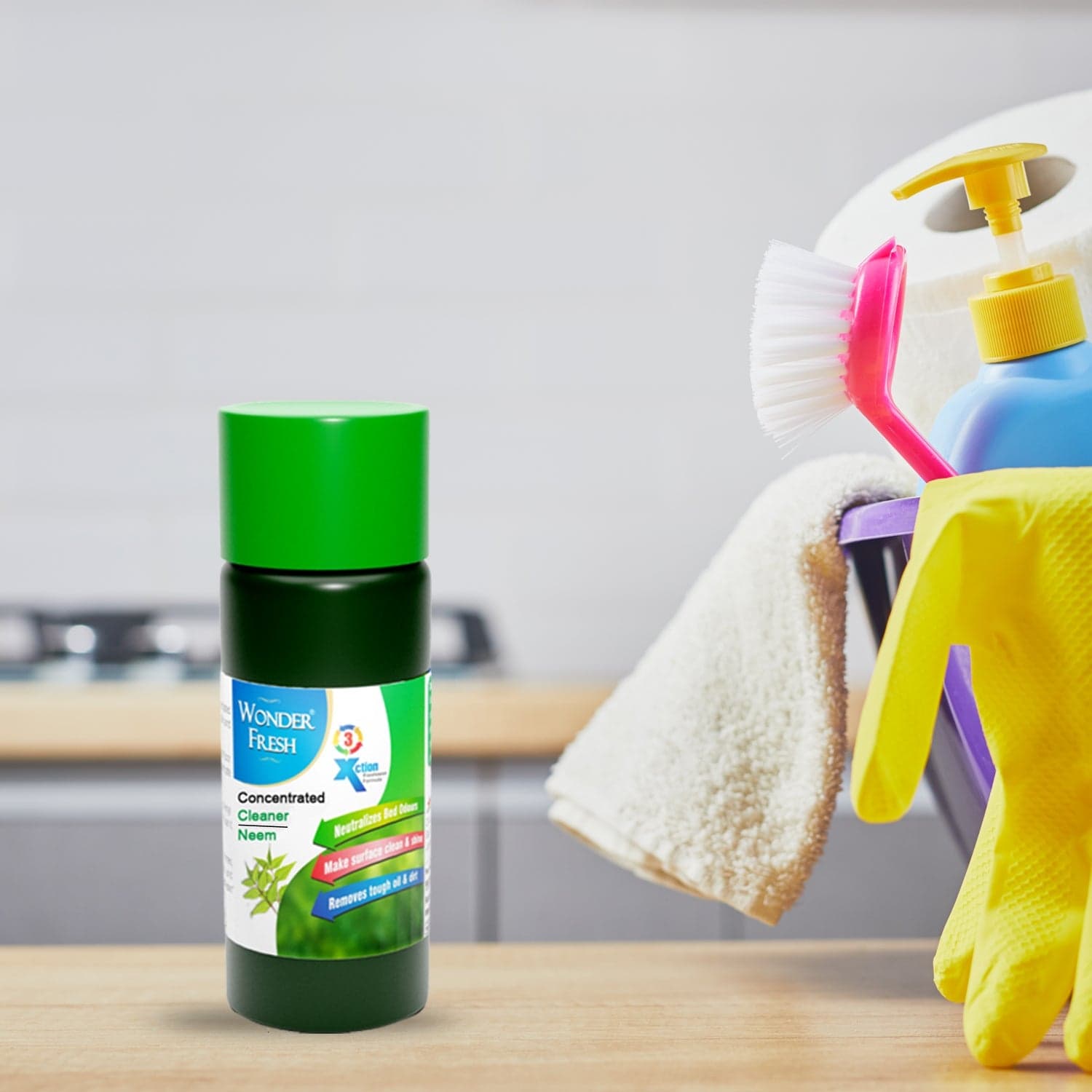 Mop Floor Surface Cleaner Liquid - Disinfectant, Insect Repellent thumbnail 1