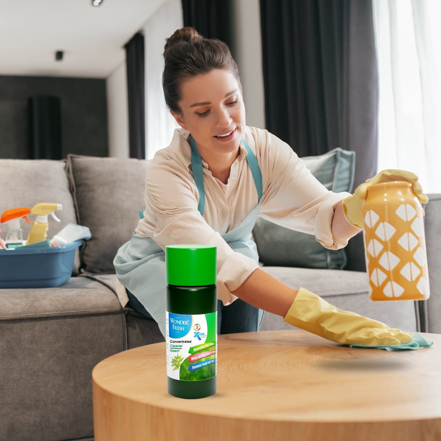Mop Floor Surface Cleaner Liquid - Disinfectant, Insect Repellent thumbnail 3