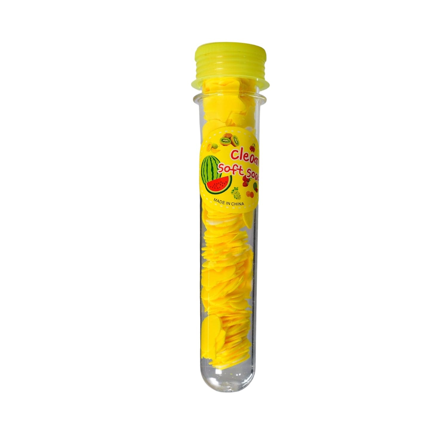 Portable Hand Washing Bath Flower Shape Paper Soap Strips In Test Tube Bottle thumbnail 4
