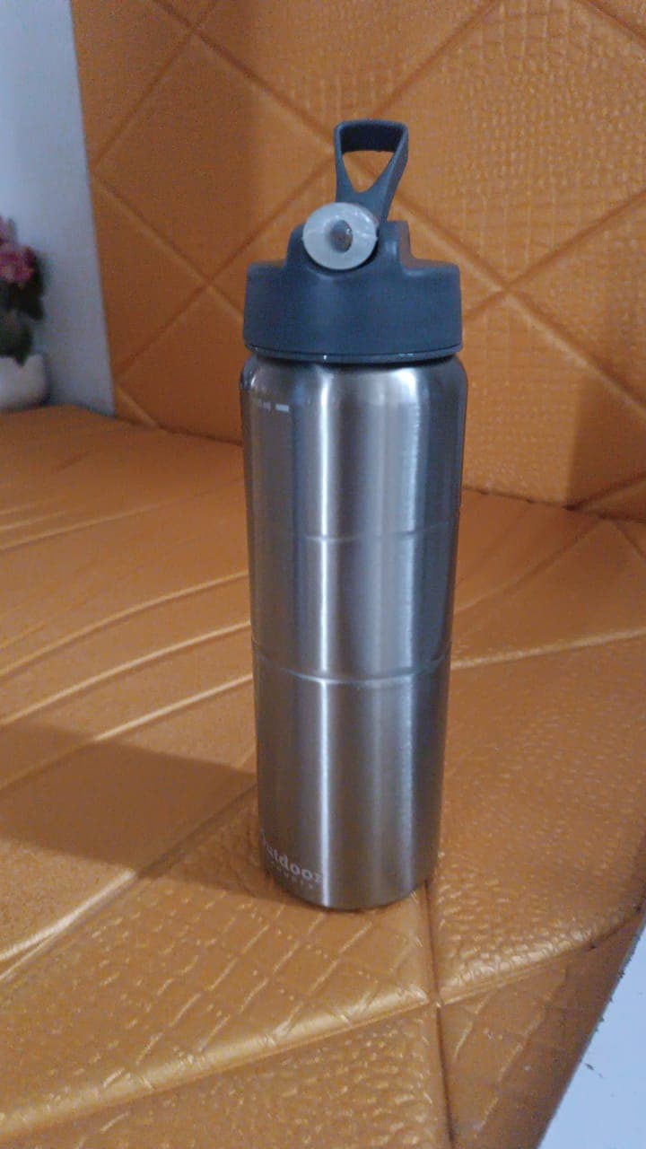 Steel Water Bottle | Fridge Water Bottle with straw (750ML) thumbnail 7