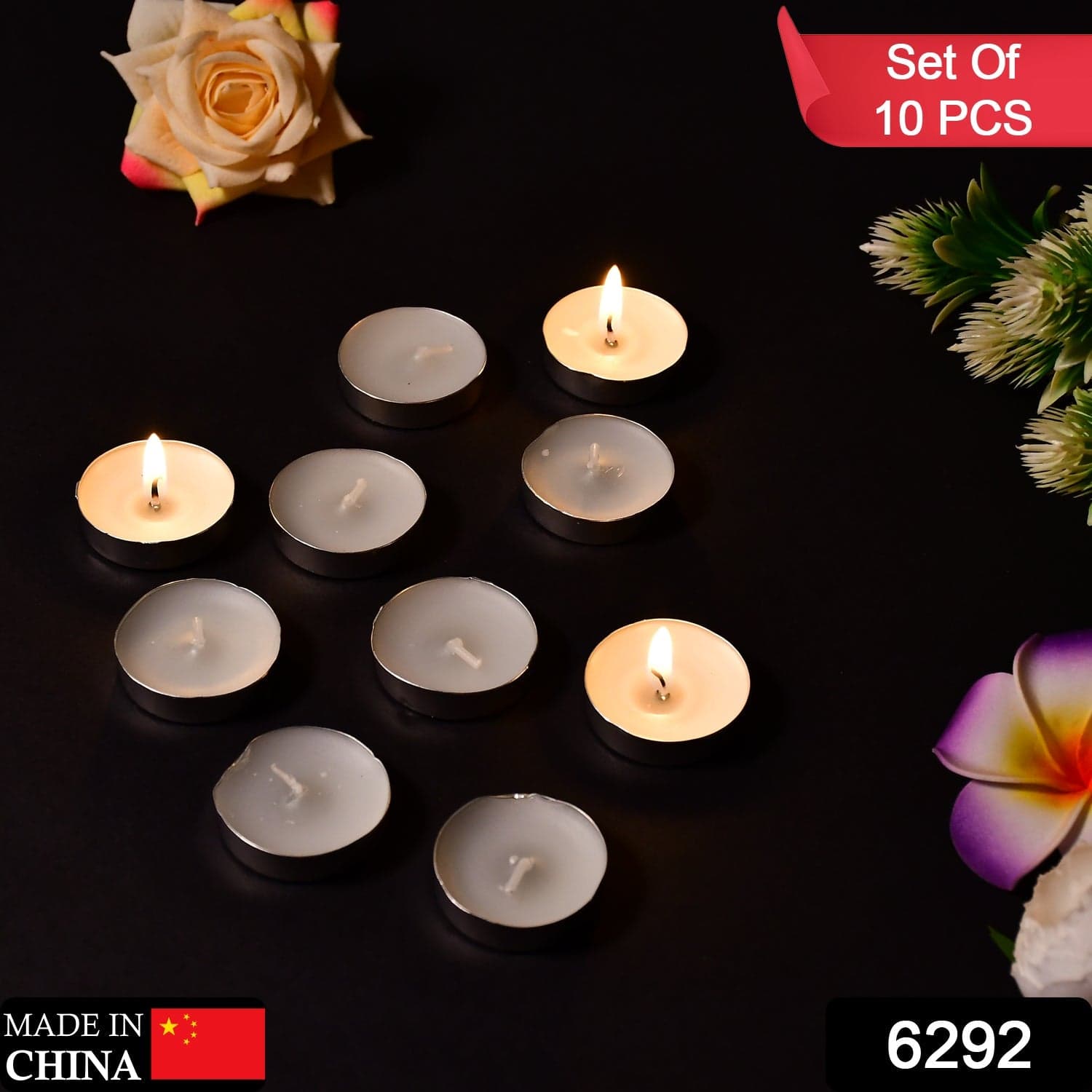 10Pcs Decorative Color Candl Light Candle Perfect For Gifts thumbnail 2