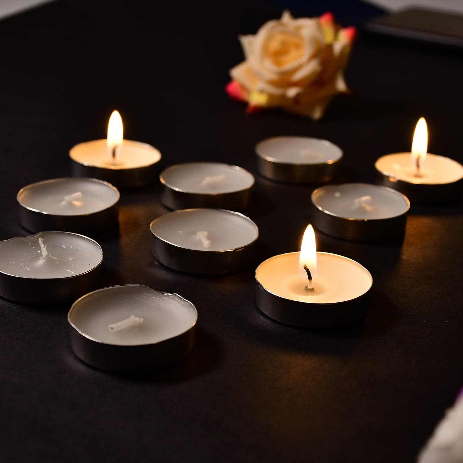 10Pcs Decorative Color Candl Light Candle Perfect For Gifts thumbnail 5