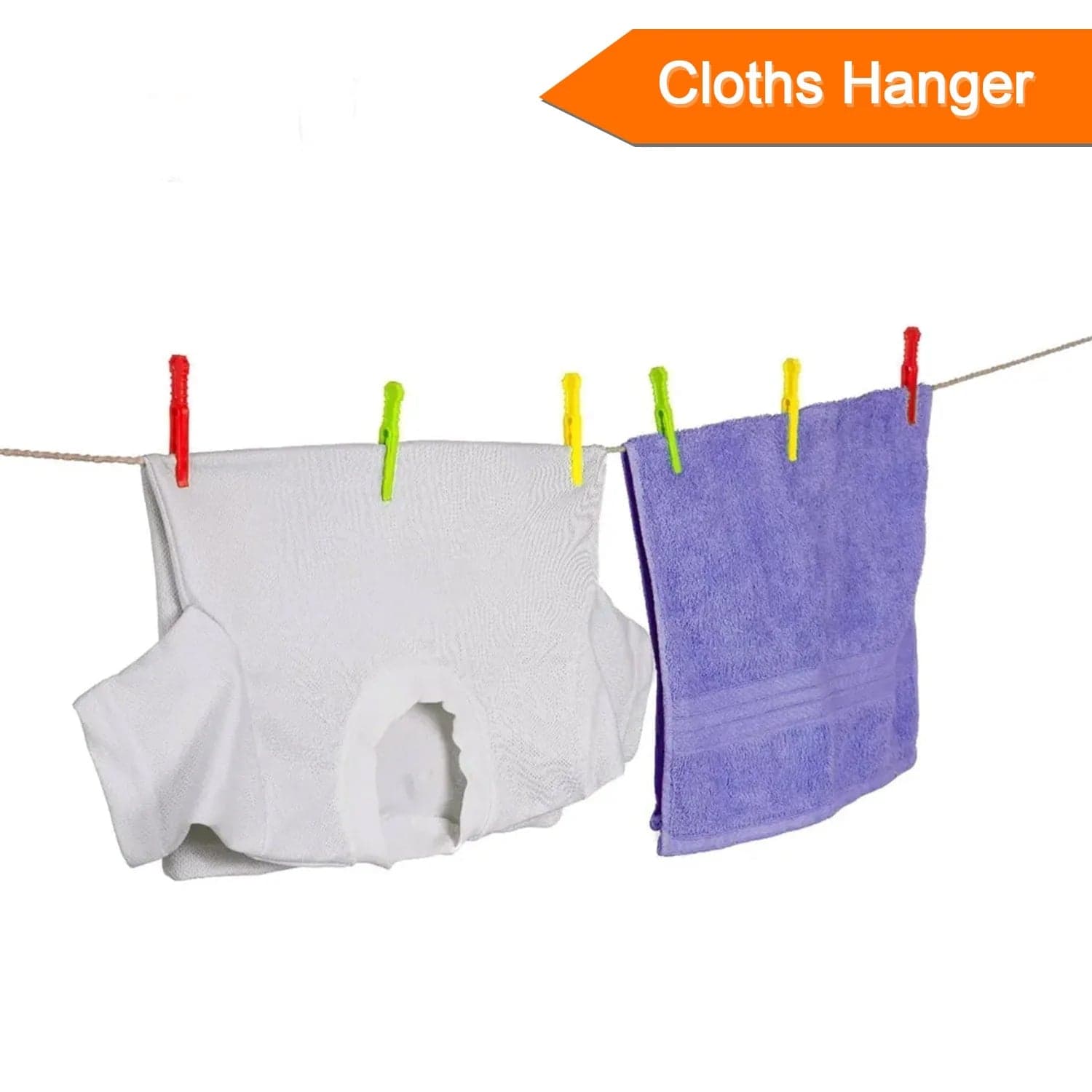 36Pcs MULTIPURPOSE PLASTIC CLOTH HANGING PEGS / CLIPS - 36 PCS thumbnail 3