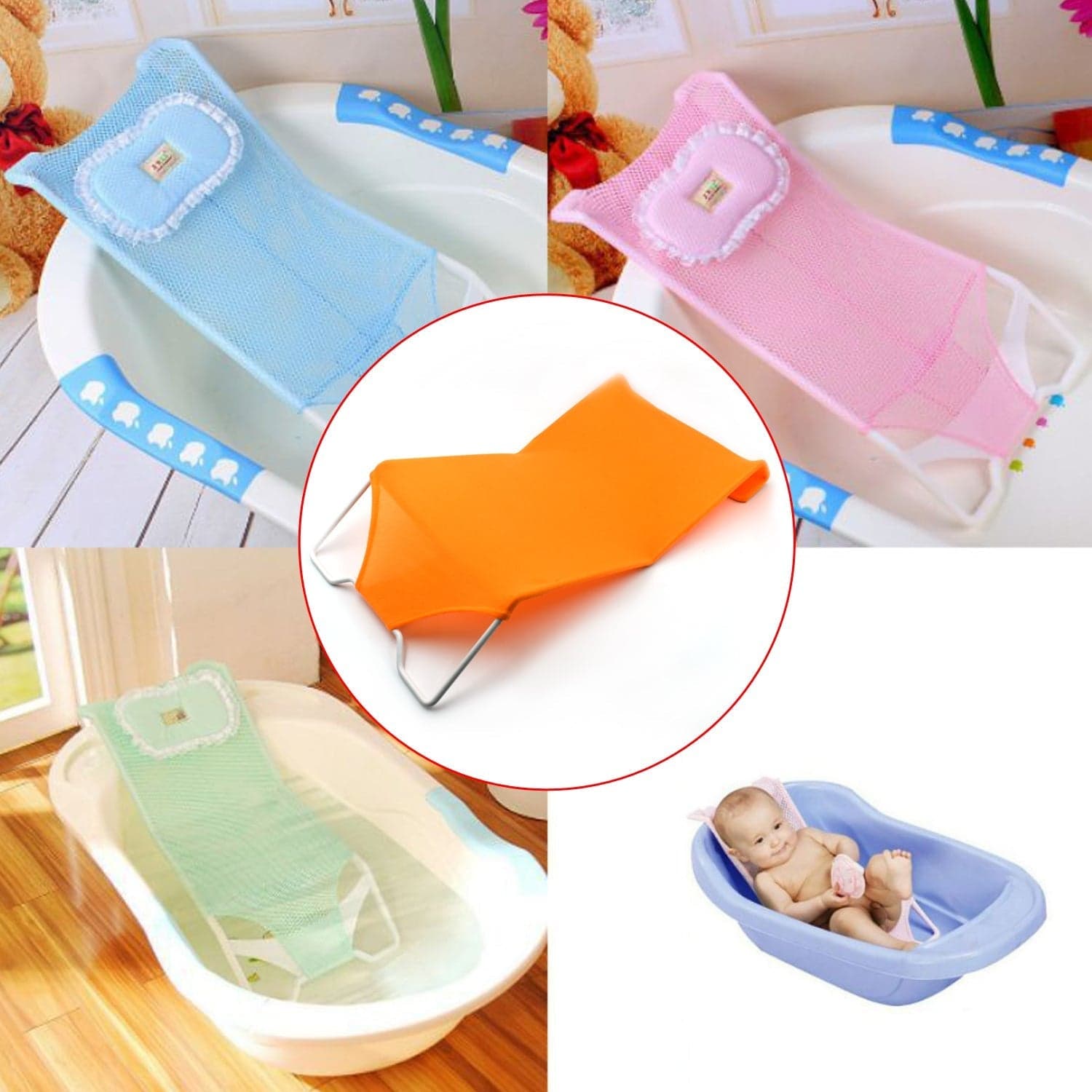 Baby Shower Seat Bed used in all household bathrooms for bathing purposes etc. thumbnail 3