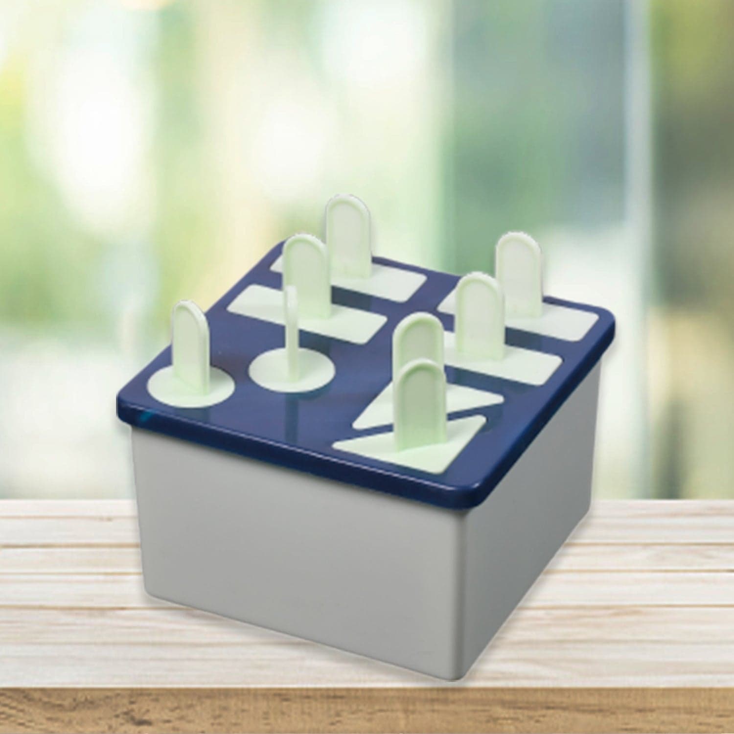 Plastic Kulfi Mold, Kulfi Molds 8 Pcs Tray Ice Cream Mold Reusable Frozen Kulfi Maker Sicle Sticks Lolly Ice Sicle Candy Mold For Children thumbnail 1