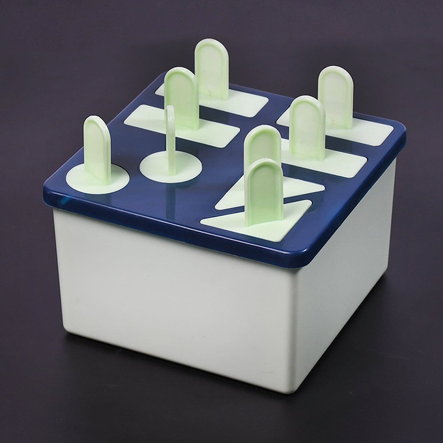 Plastic Kulfi Mold 8 Pcs Tray Ice Cream Mold Reusable Frozen (Brown Box) thumbnail 1