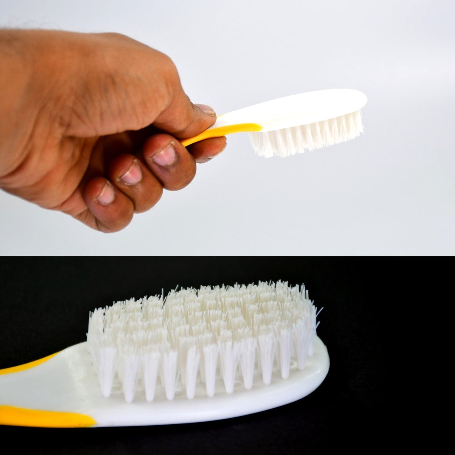 Handle Grip Nail Brush for Cleaning Toes & Nails (Scrub, Unisex) thumbnail 4