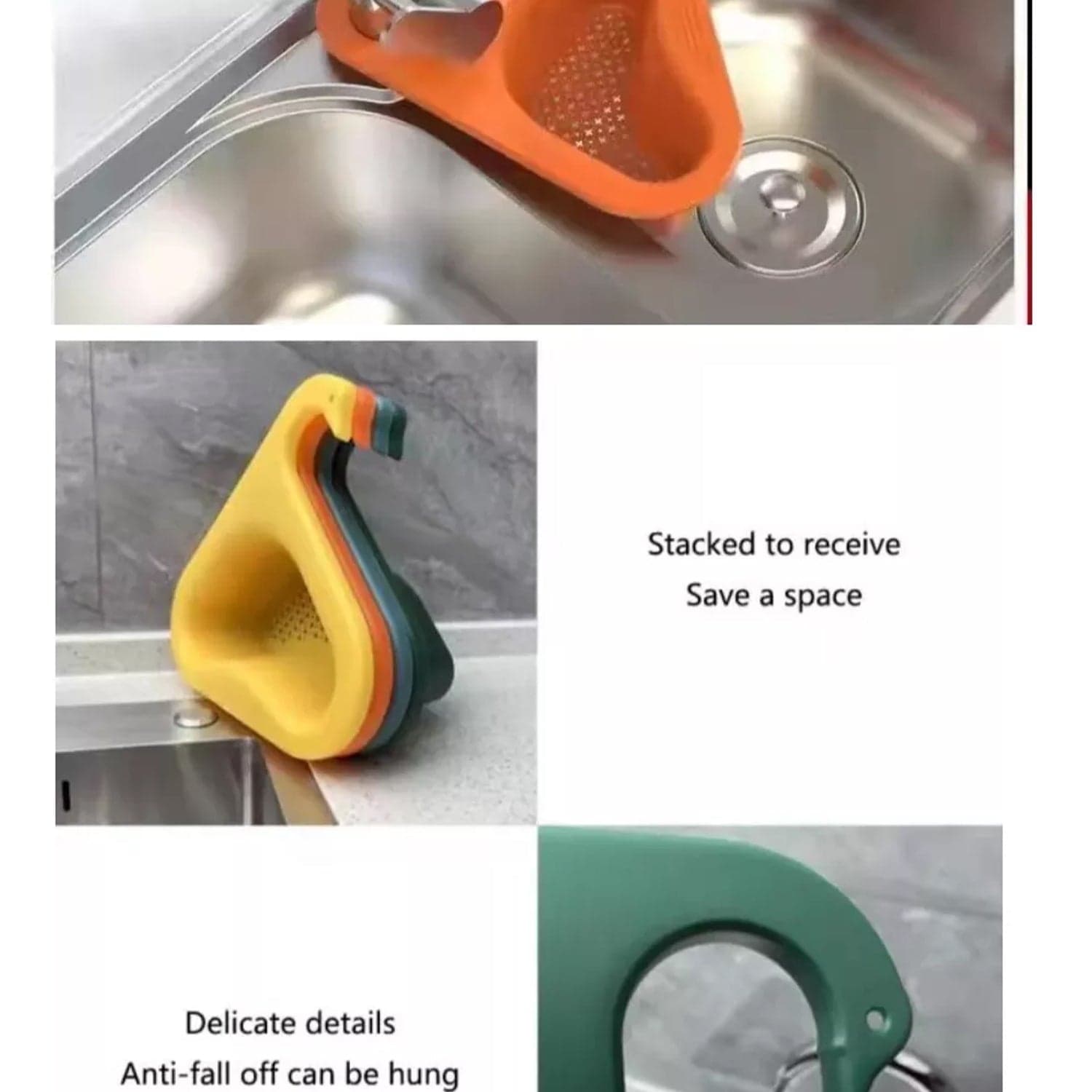 Swan Drain Strainer For Draining Kitchen Waste In Sinks And Wash Basins. thumbnail 7