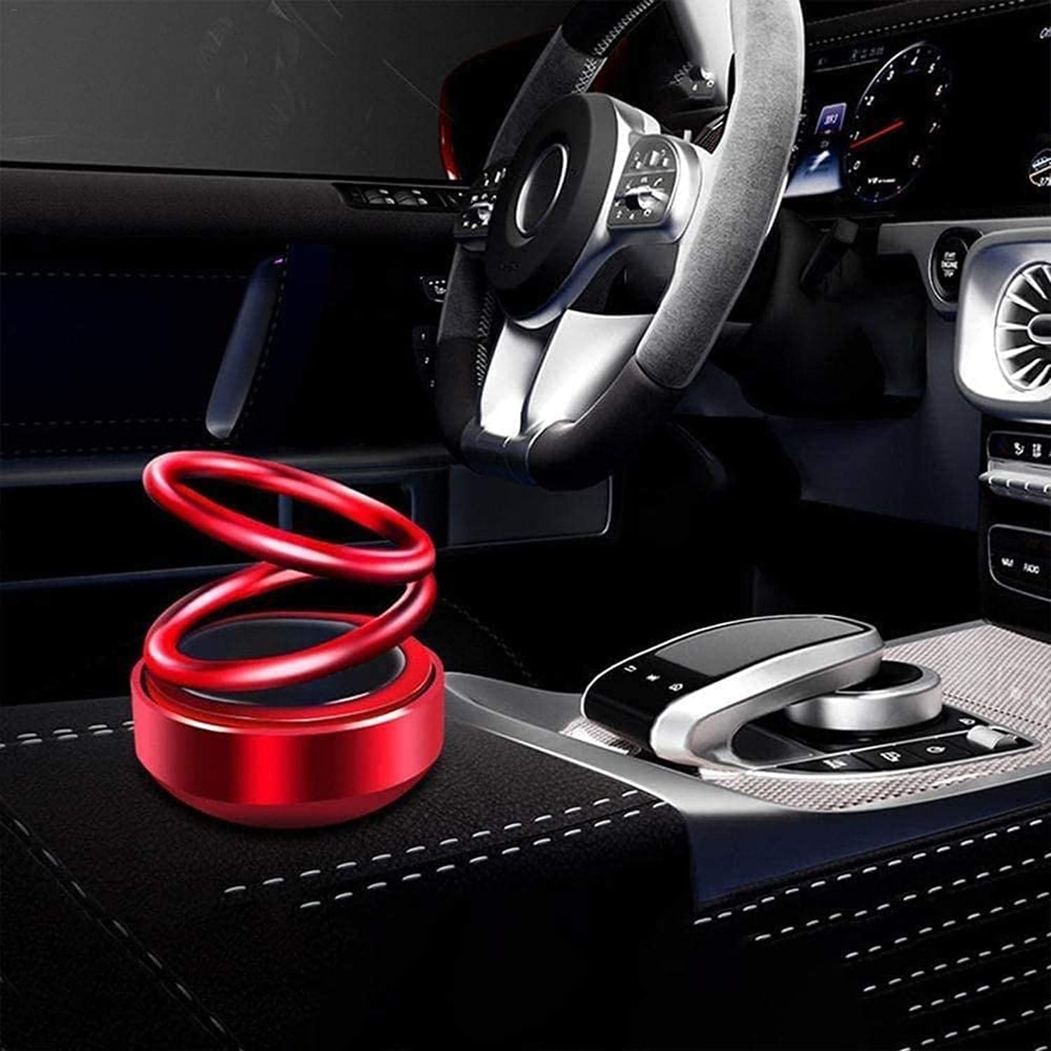 Solar Car Aroma Diffuser 360° Rotating Design, Air Freshener for Car, Home, Office thumbnail 5
