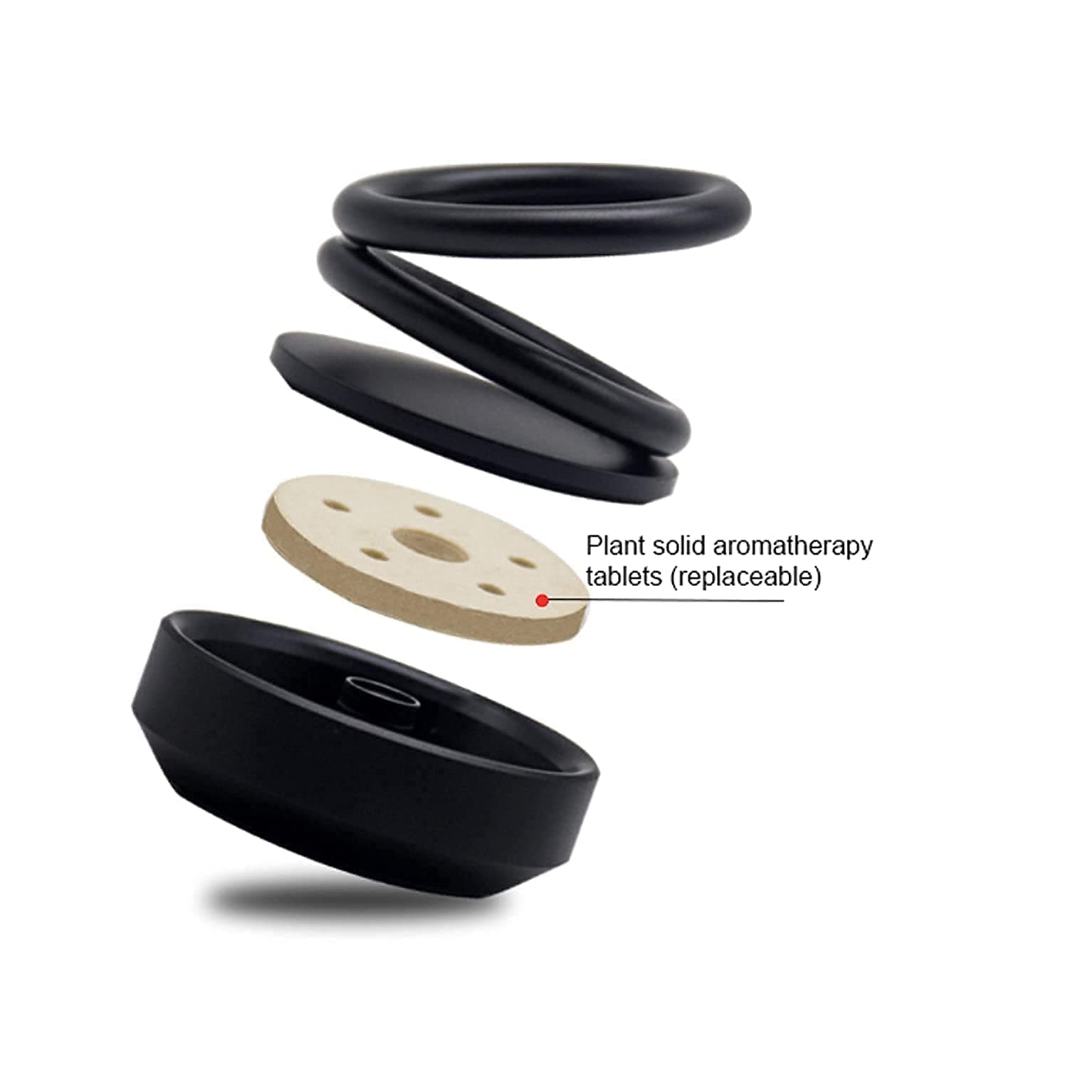 Solar Car Aroma Diffuser 360° Rotating Design, Air Freshener for Car, Home, Office thumbnail 7