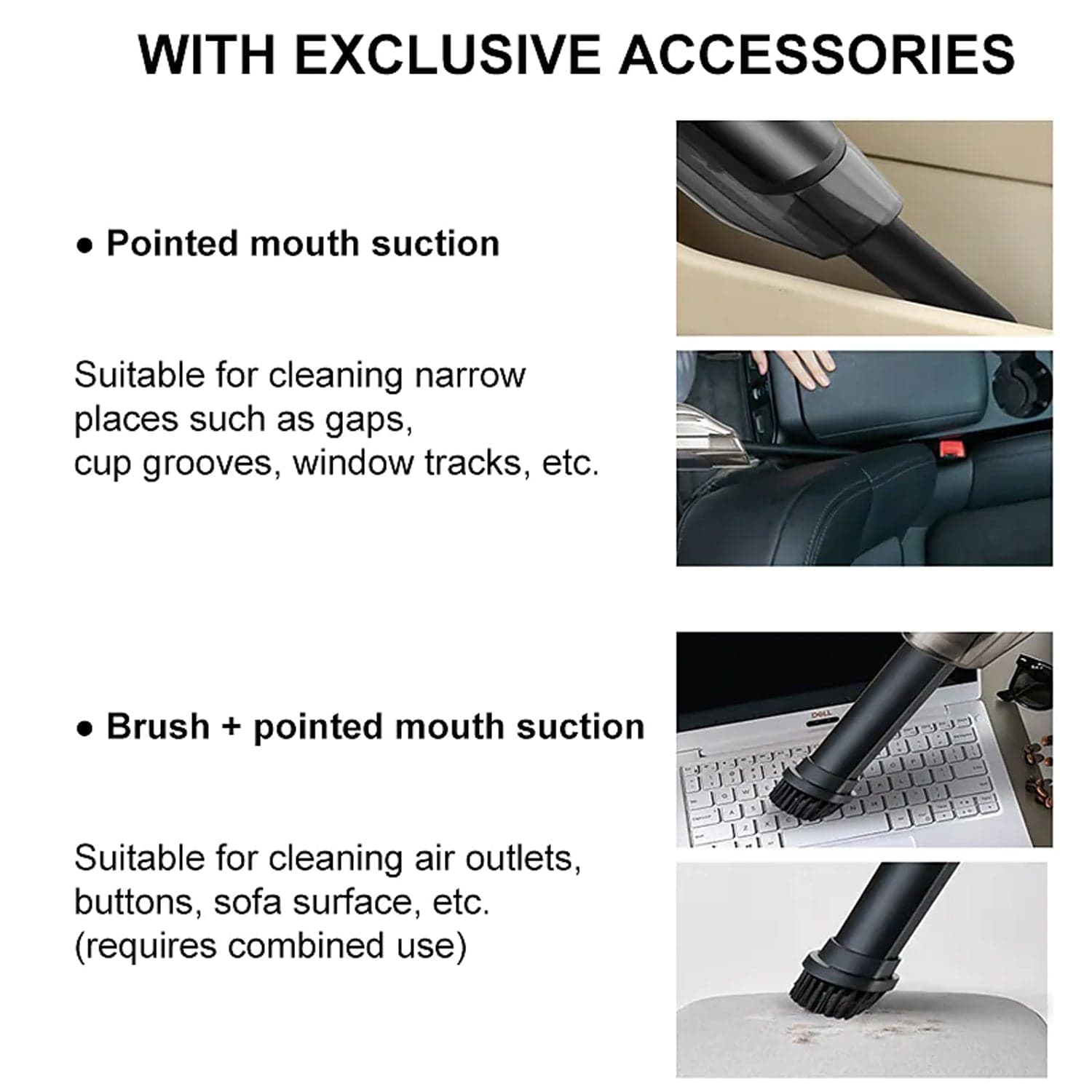 Portable Vacuum Cleaner Wireless USB High Power Strong Suction Handheld Vacuum Cleaner for Home Cars thumbnail 6