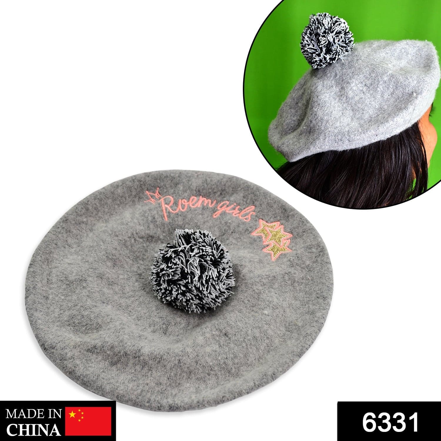 Unisex Beret Winter Cap Hat (1Pc) thumbnail 3