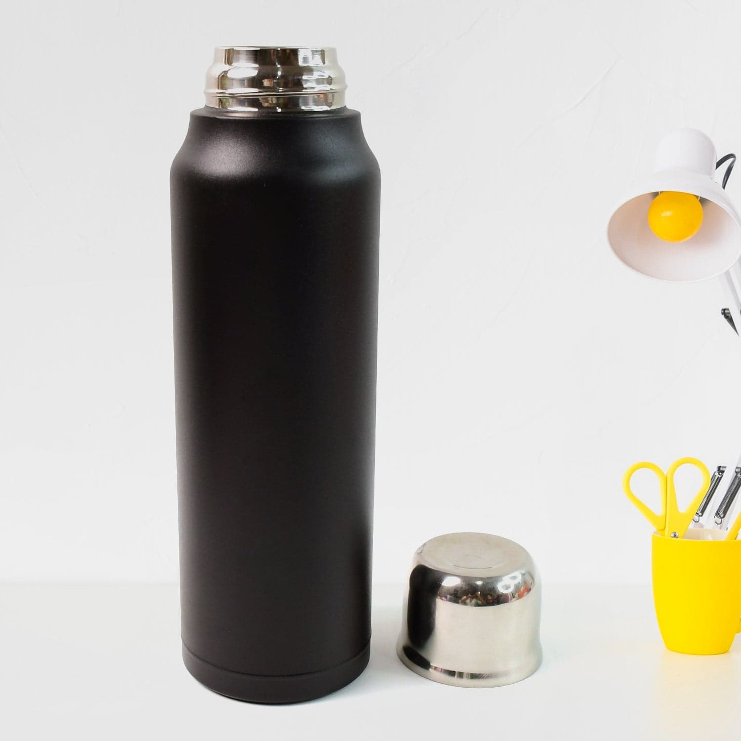 Stainless Steel Vacuum Water Bottle of Hot & Cold Insulated Flask (1000 ML Approx) thumbnail 4