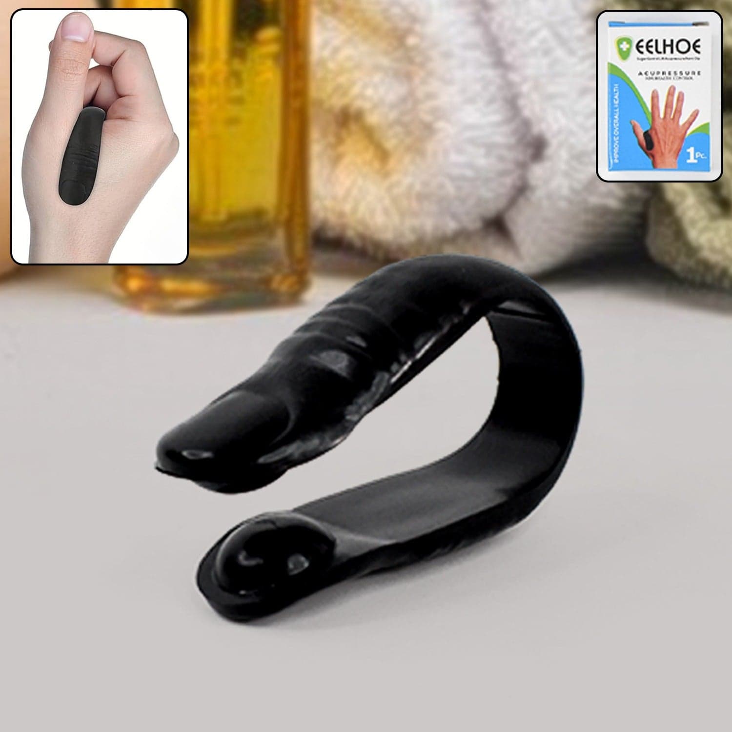 Heavy Duty Plastic Sugar Control LI4 Acupressure Point Clip (1 PC / With Color Box) thumbnail 1