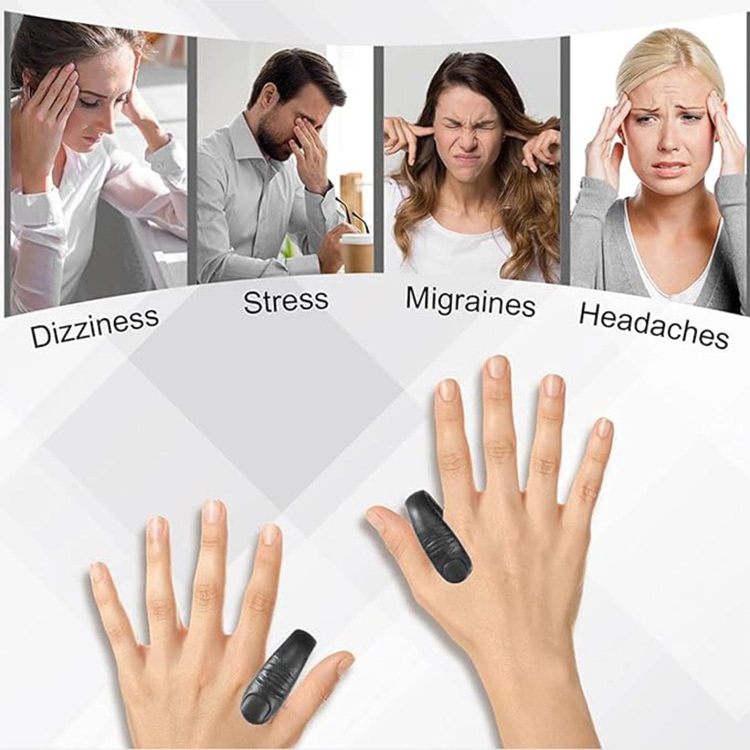 Heavy Duty Plastic Sugar Control LI4 Acupressure Point Clip (1 PC / With Color Box) thumbnail 7
