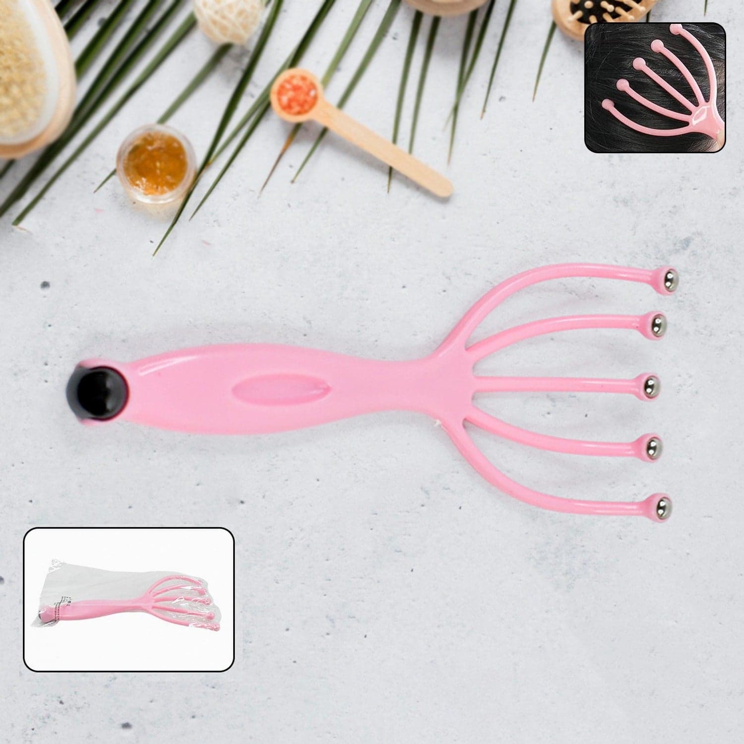 Scalp Massager Handheld Portable Head Massager (1 Pc) thumbnail 1