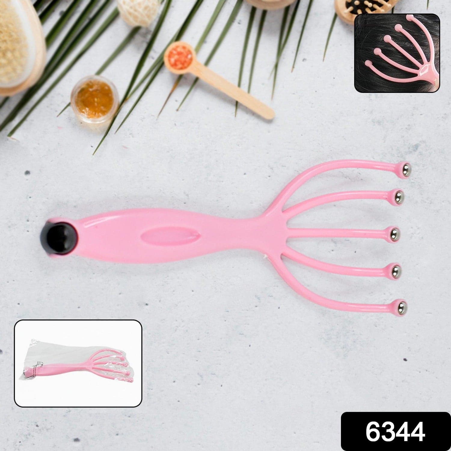 Scalp Massager Handheld Portable Head Massager (1 Pc) thumbnail 2