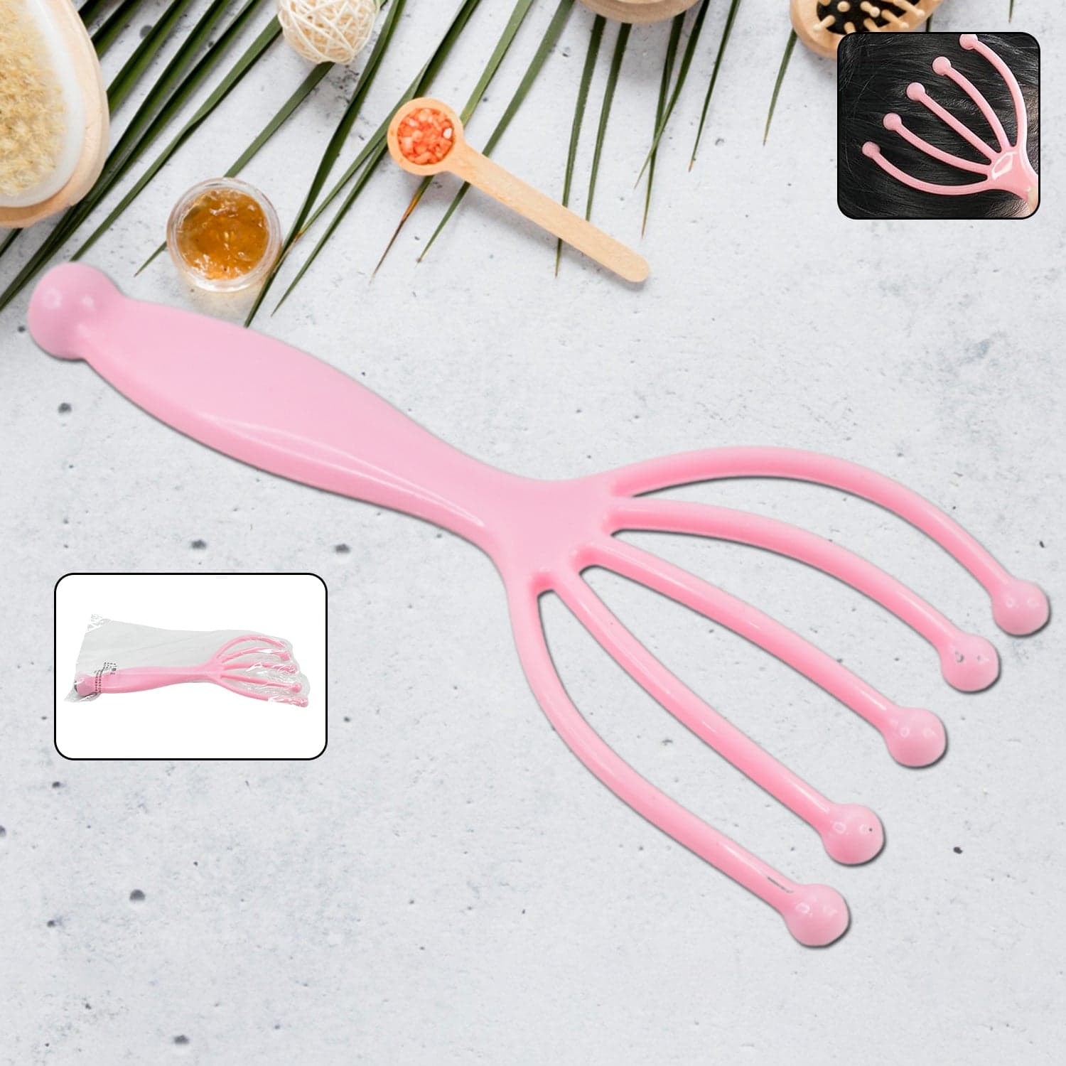 Scalp Massager Handheld Portable Head Massager (1 Pc) thumbnail 7
