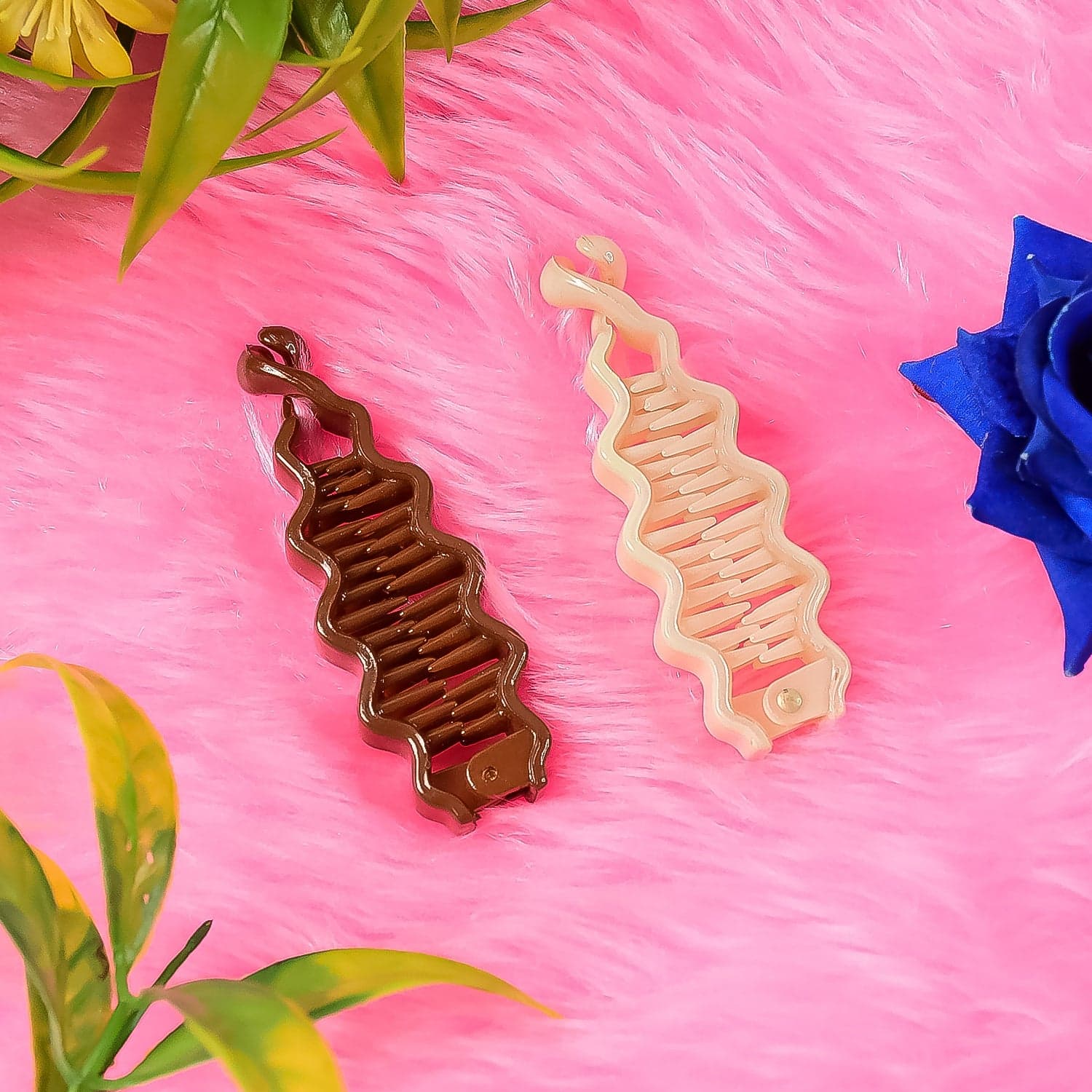 Plastic Hair Claw Clips Strong Clips (1 Pc / Mix Color), Hair accessories thumbnail 4