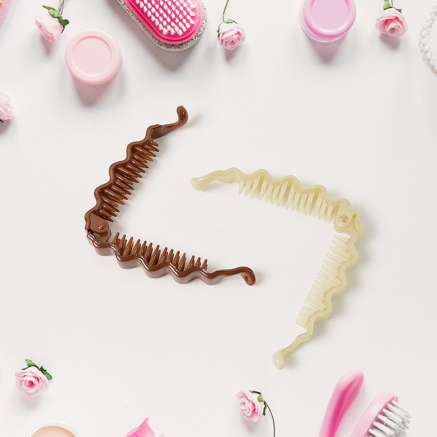 Plastic Hair Claw Clips Strong Clips (1 Pc / Mix Color), Hair accessories thumbnail 7
