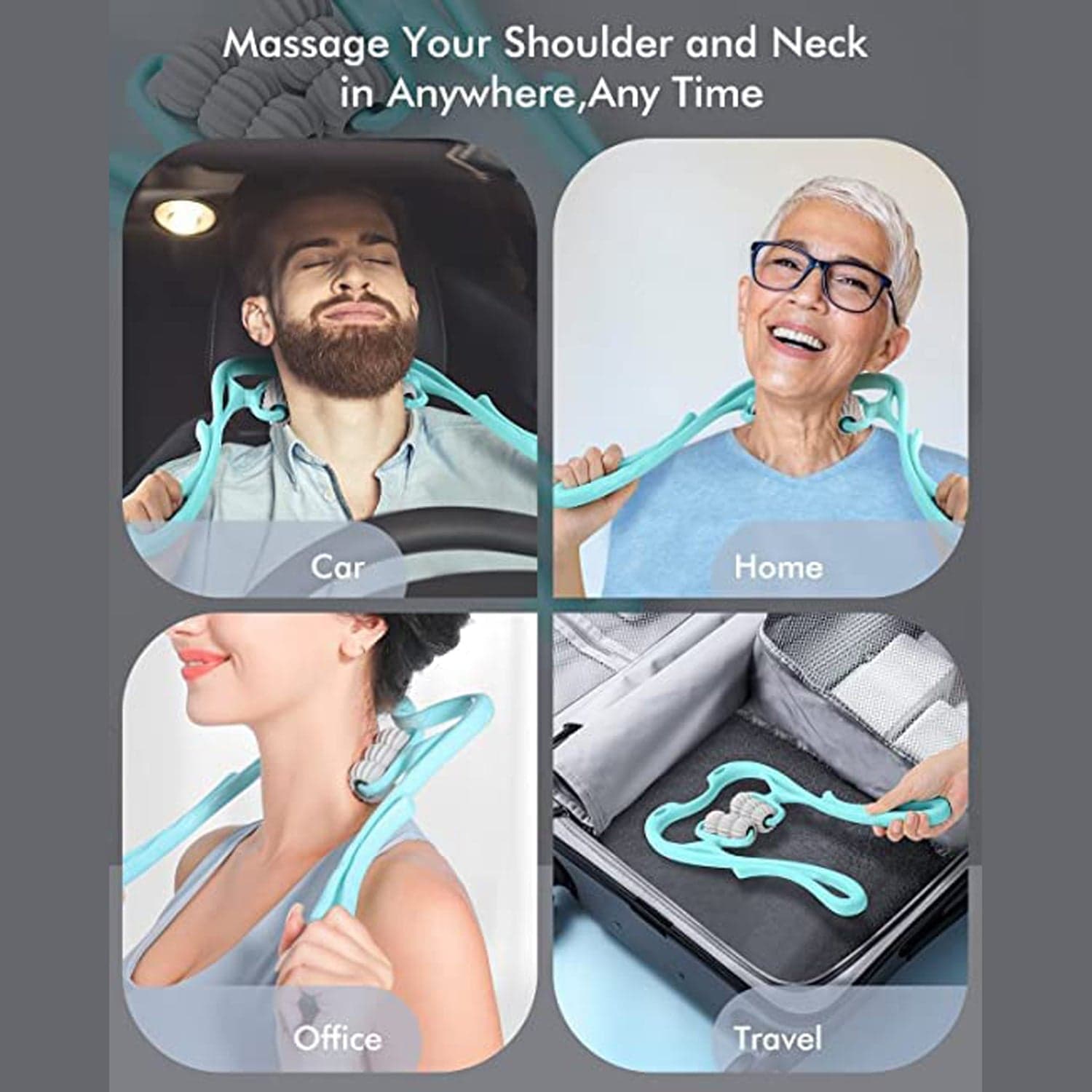 Neck Shoulder Massager (1Pc / Mix Color) thumbnail 9