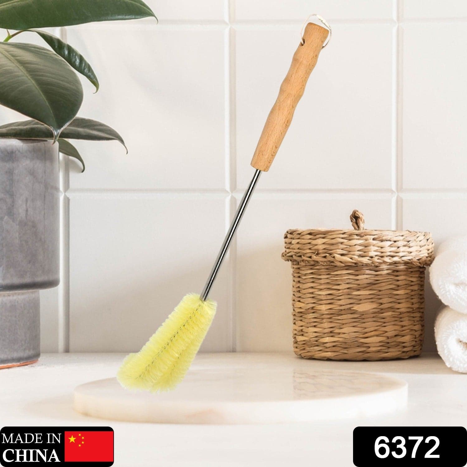 Bottle Brush With Curved Head Long Handle Washing Brush For Baby Bottles Jugs For Teapots thumbnail 2