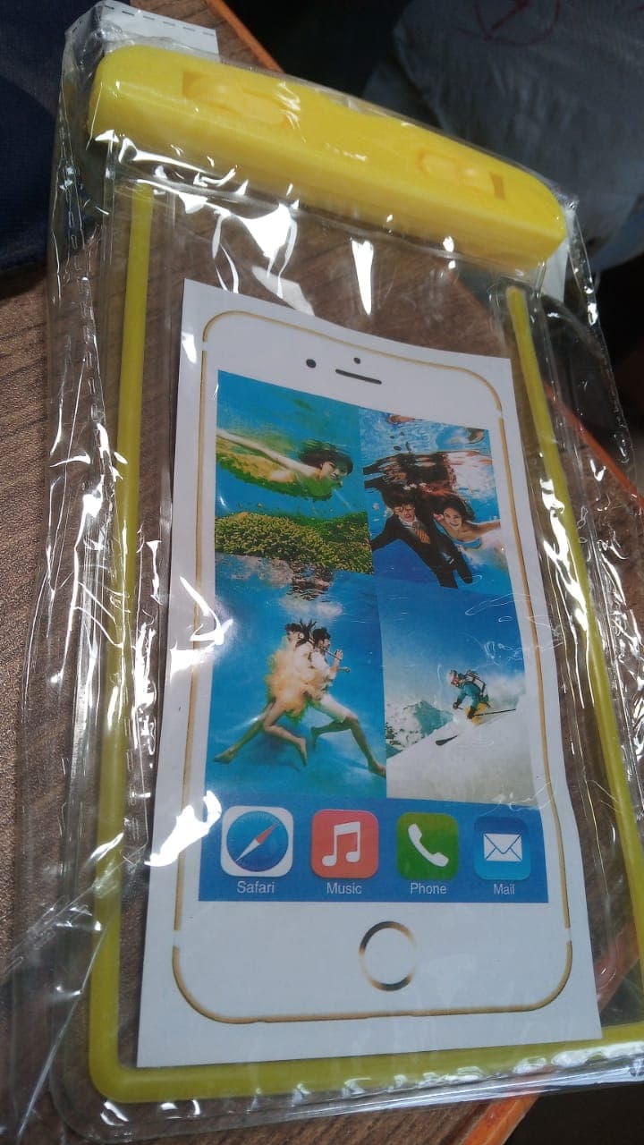 Waterproof Pouch Zip Lock Mobile Cover Under Water Mobile Case For All Type Mobile Phones thumbnail 9